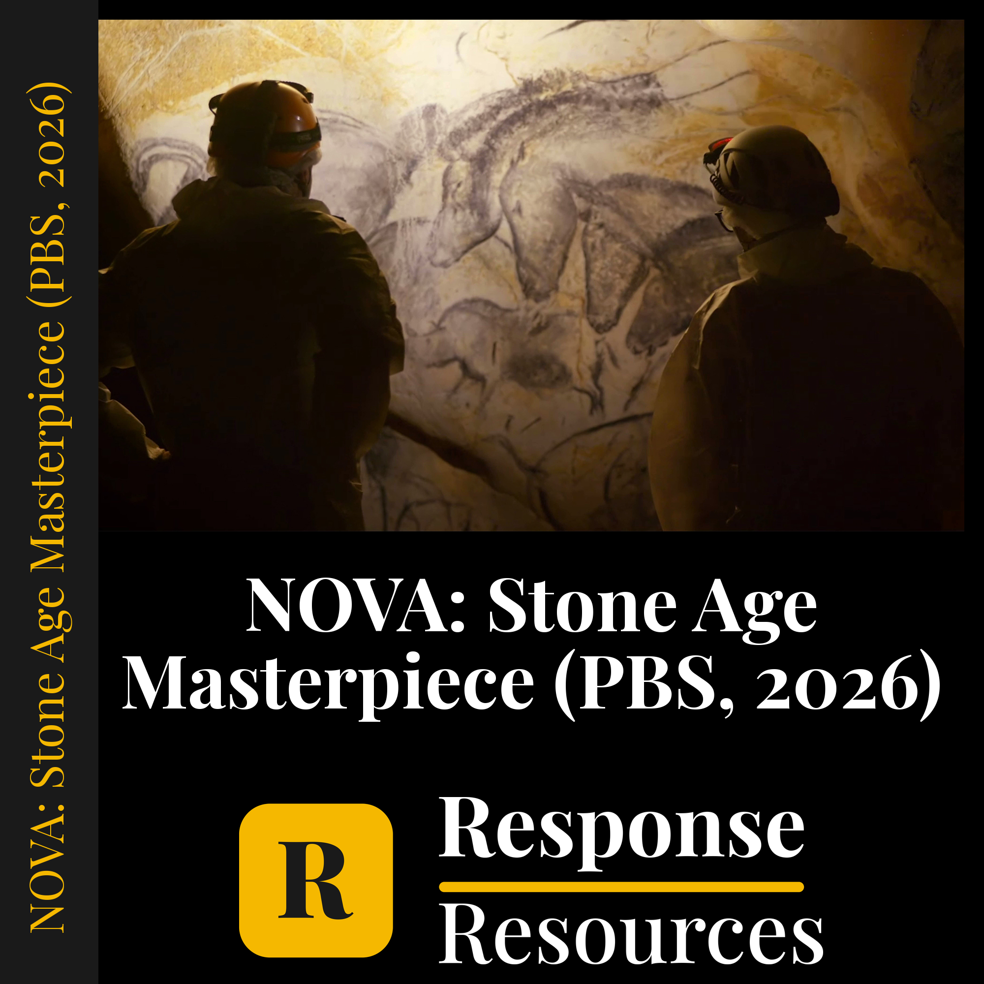 NOVA: Stone Age Masterpiece (PBS, 2026) — fill-in-the-blank documentary worksheets for World History