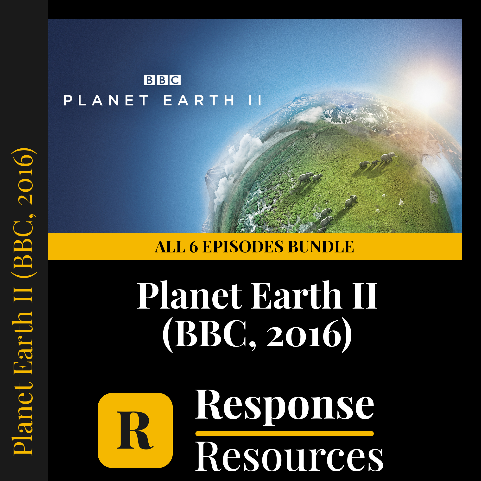 Planet Earth II — fill-in-the-blank documentary worksheet bundle for Earth Science grades 6-12