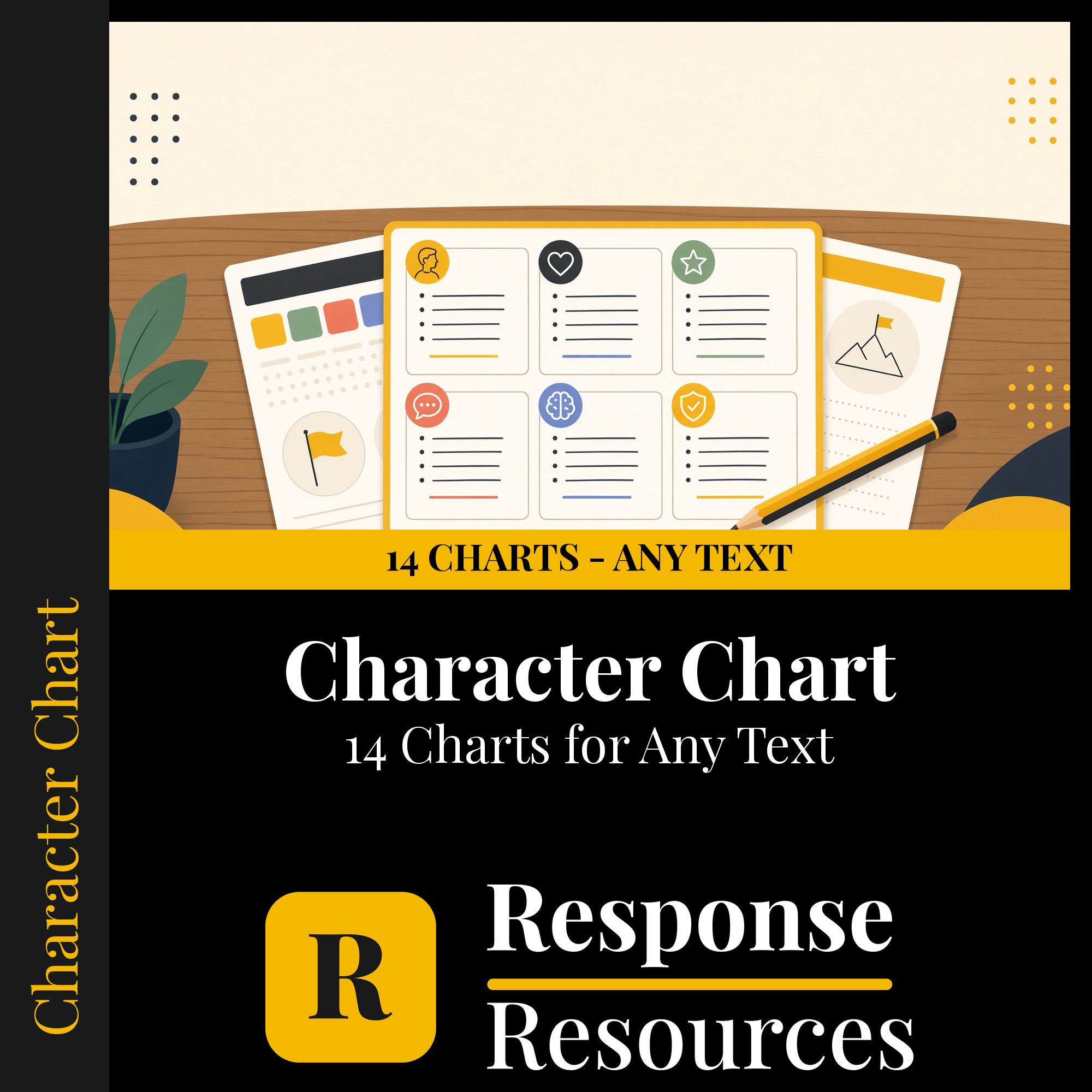 Character Chart printable classroom charts — Response Resources