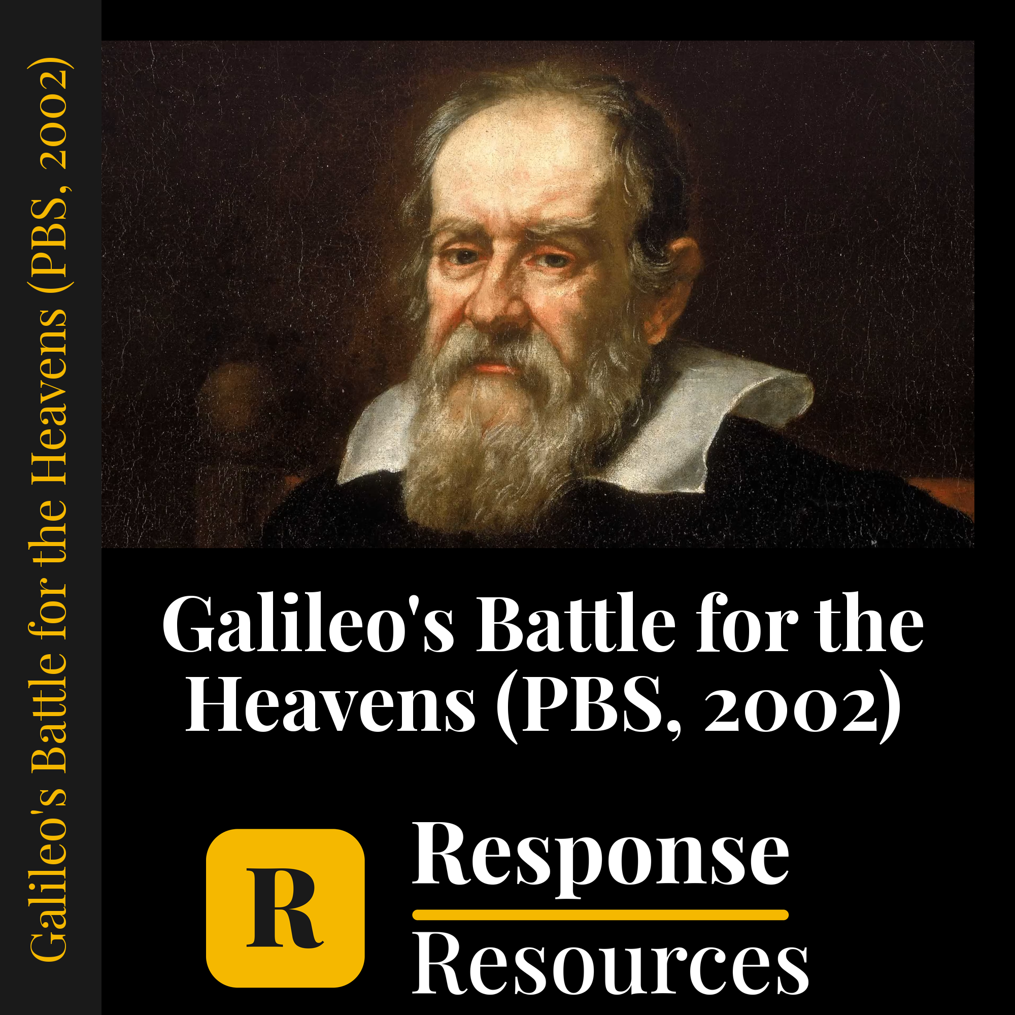 Galileo's Battle for the Heavens — fill-in-the-blank documentary worksheet for World History grades 7-12