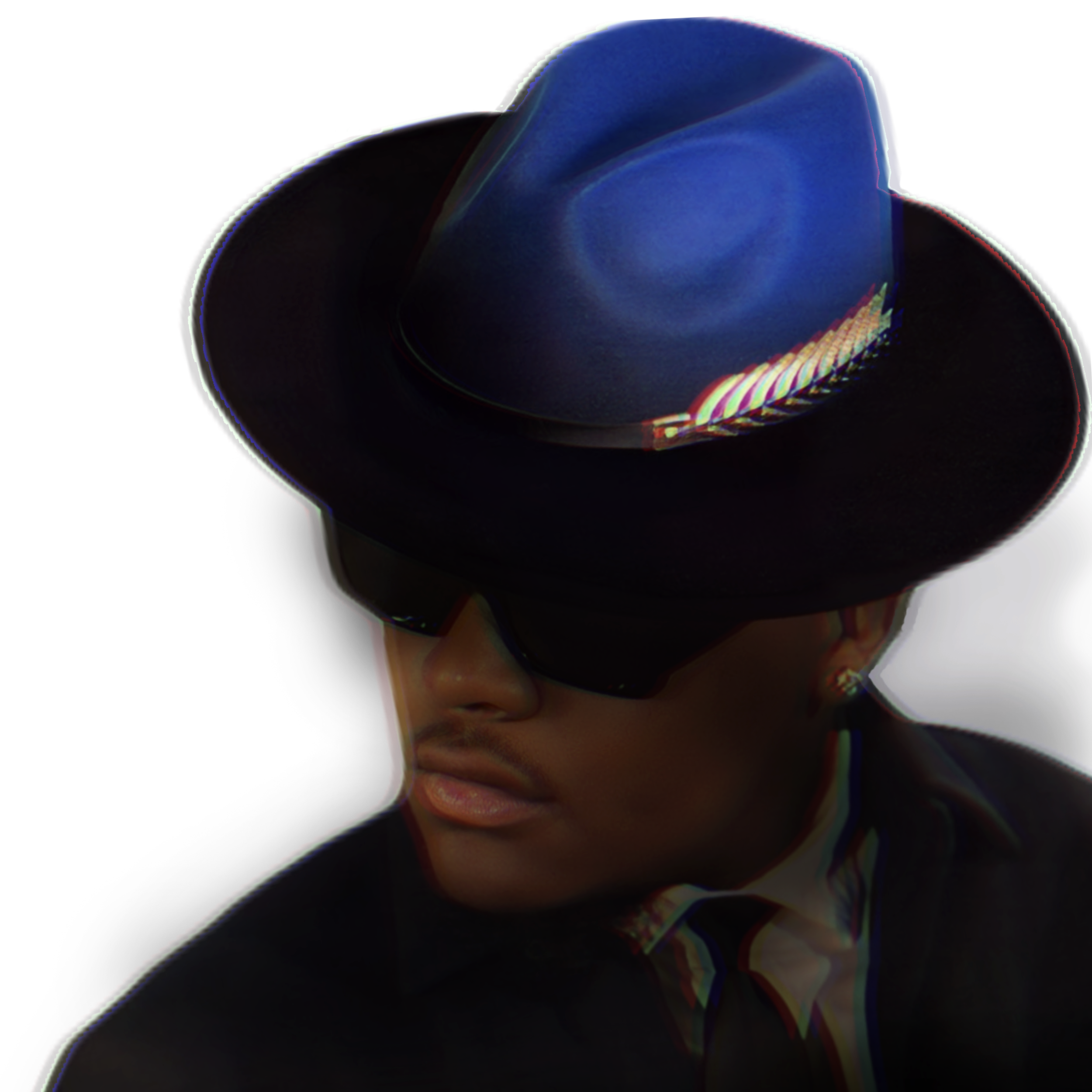 Close-up of a woman wearing large dark sunglasses, with a blurred background.