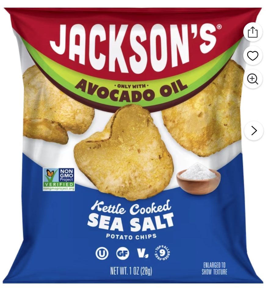 Jackson's Sea Salt Potato Chips