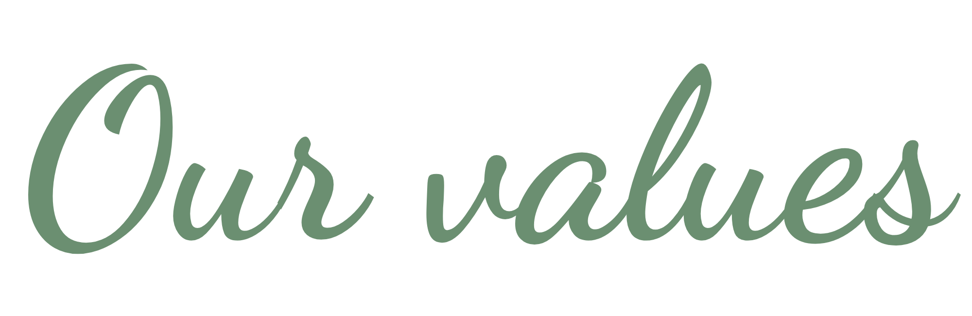 Abby's Legacy Society values