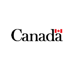 Logo du Canada avec le texte 'Canada' et un petit drapeau canadien.