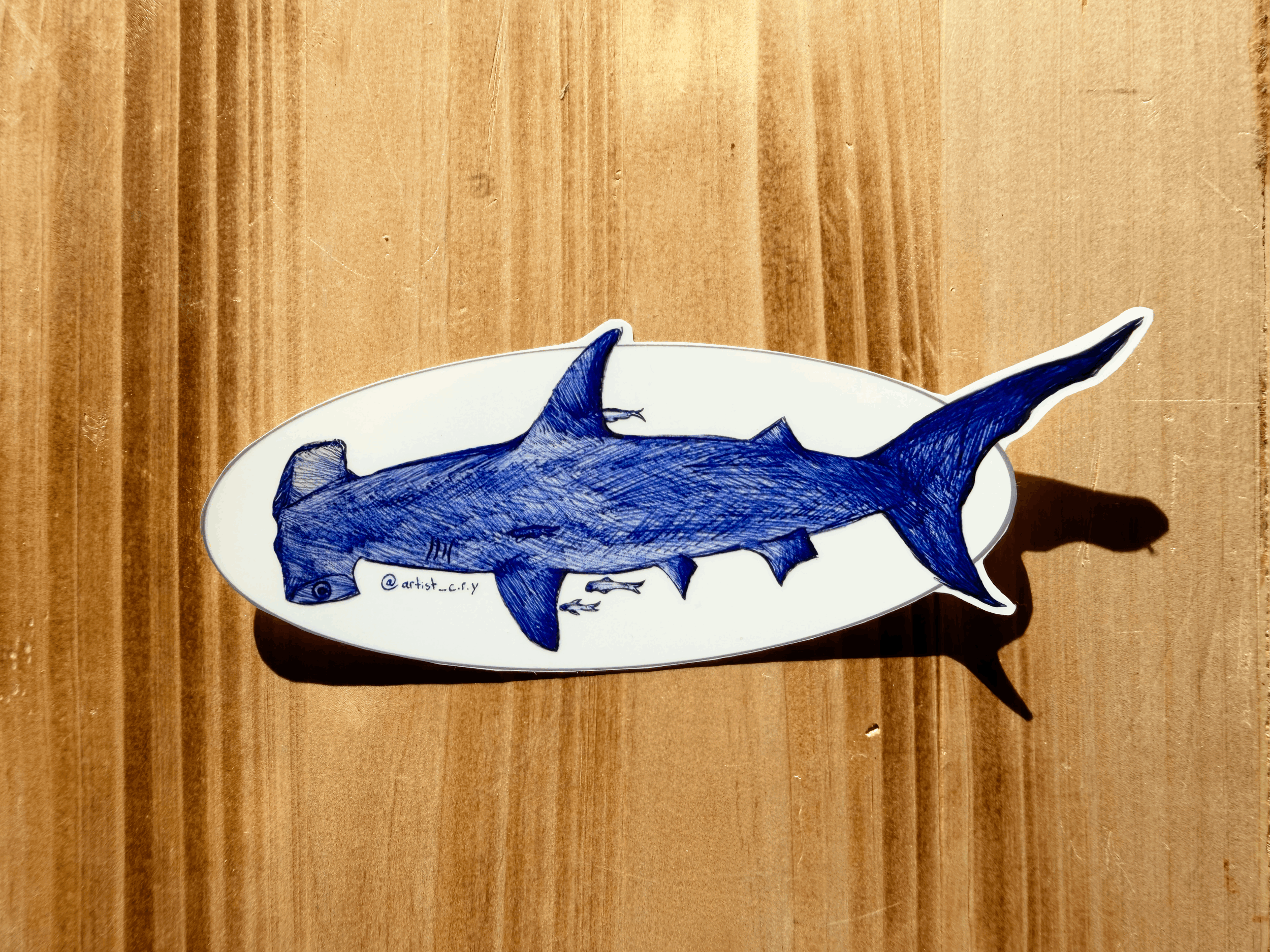 Hammerhead Shark Sticker