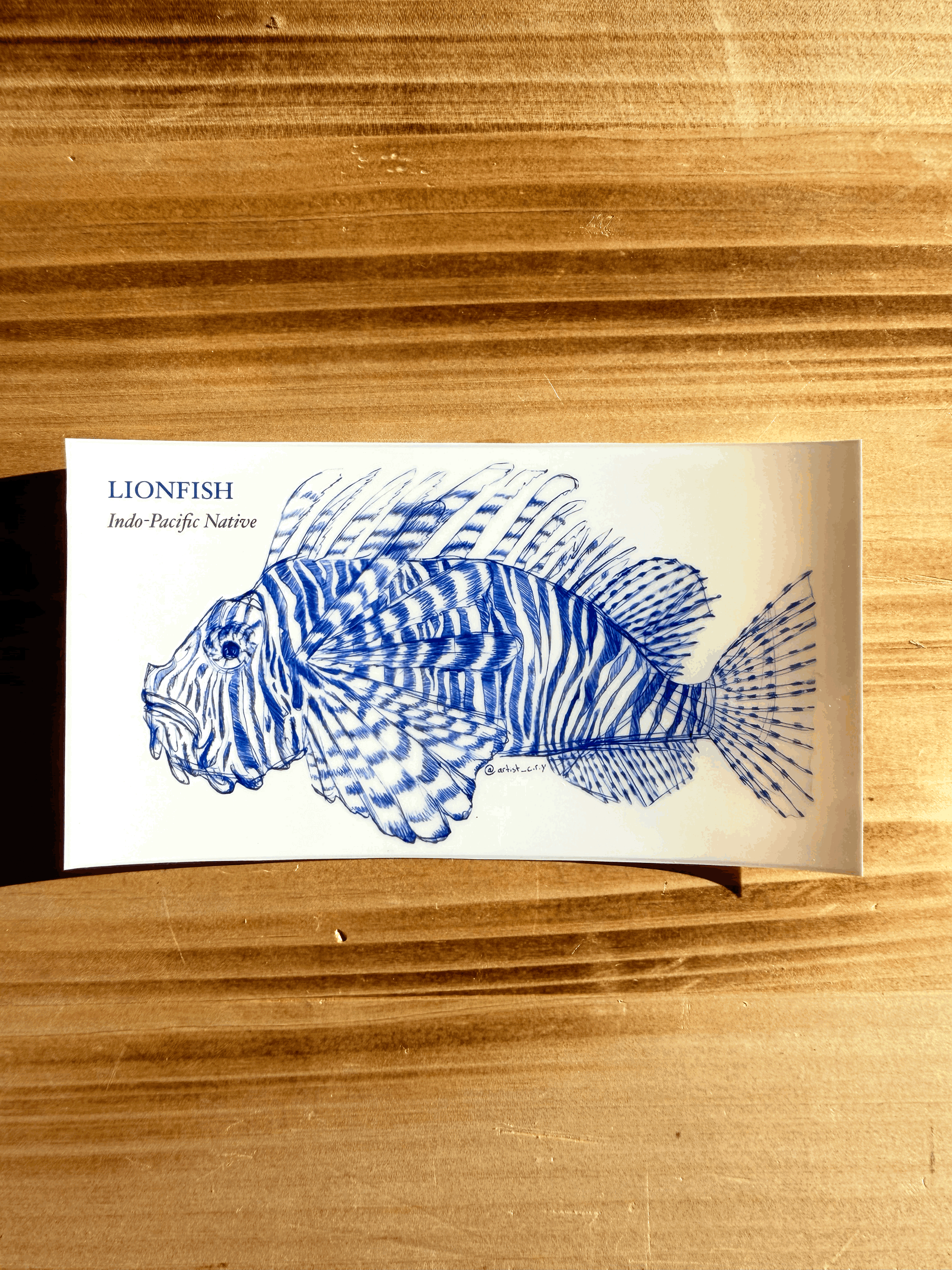 Lionfish Sticker