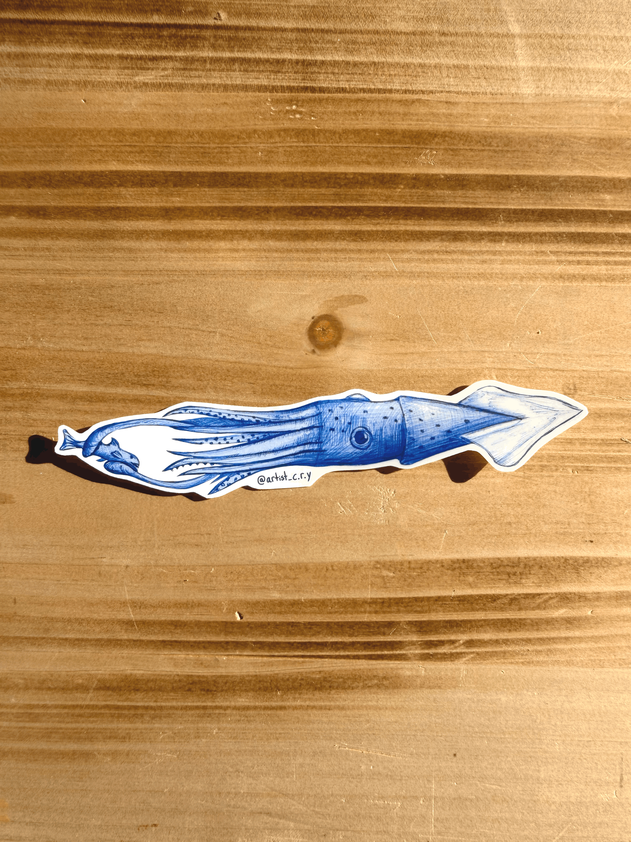 Squid Sticker (5 inch only)