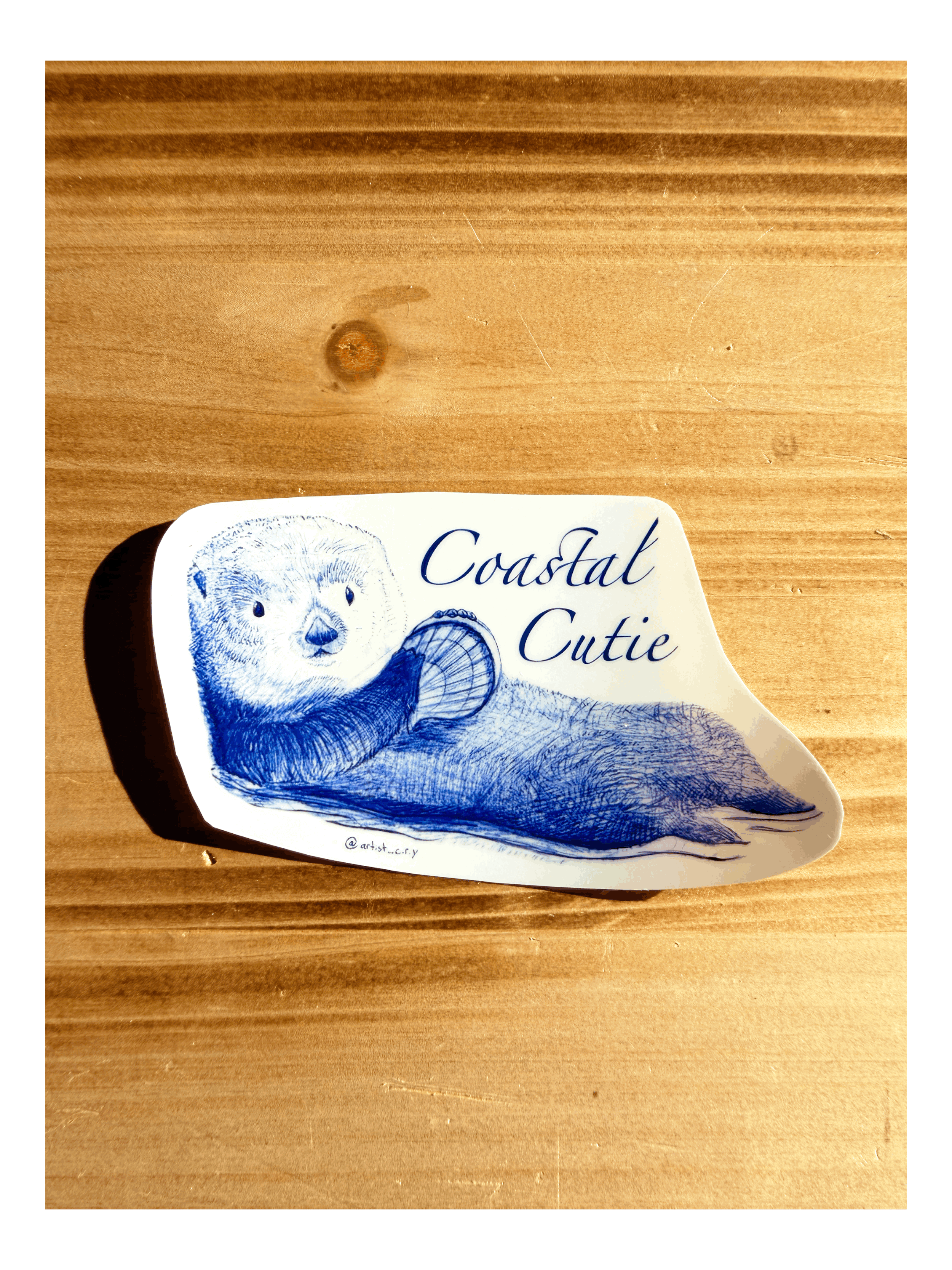 Sea Otter Sticker