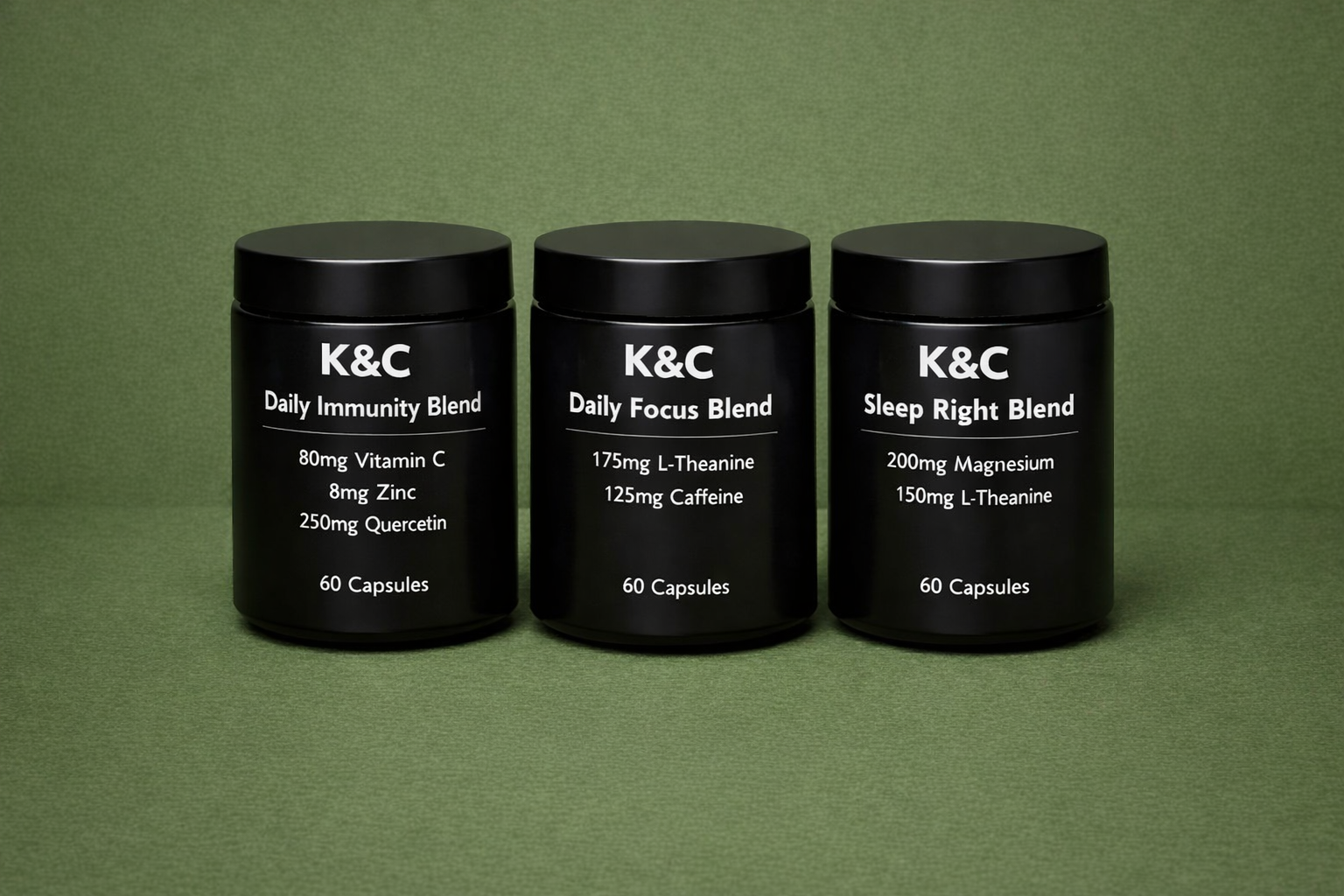 Sleep, Focus, Immunity - K&C Signature Blends