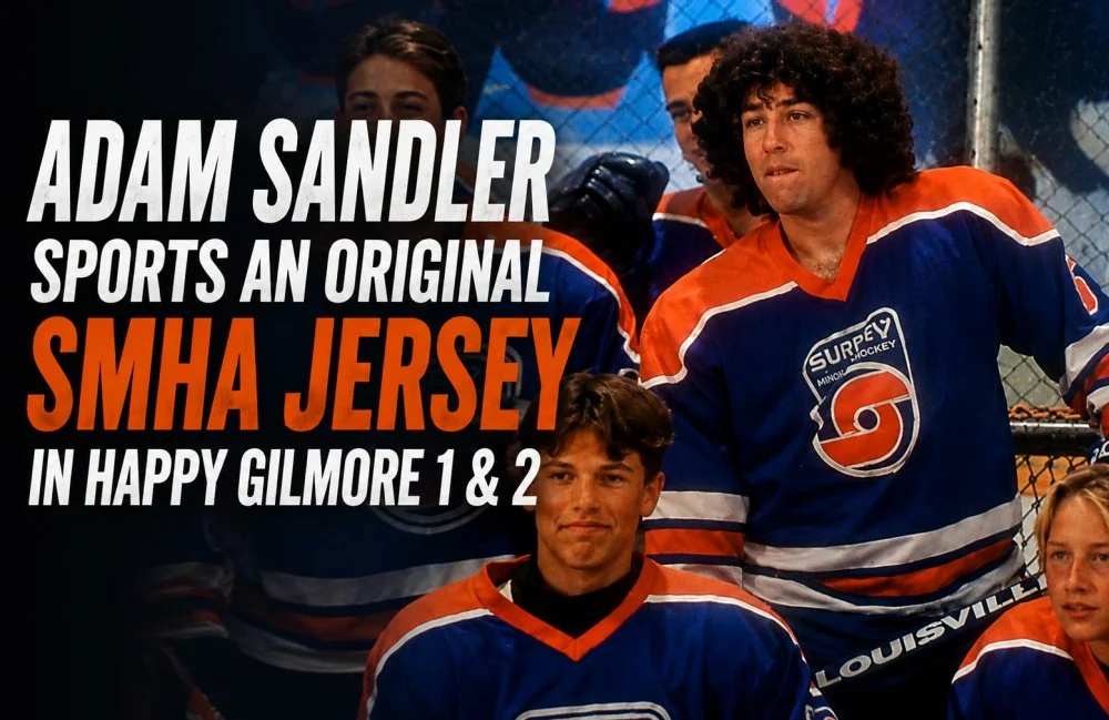 Adam Sandler Sports an Original SMHA Jersey