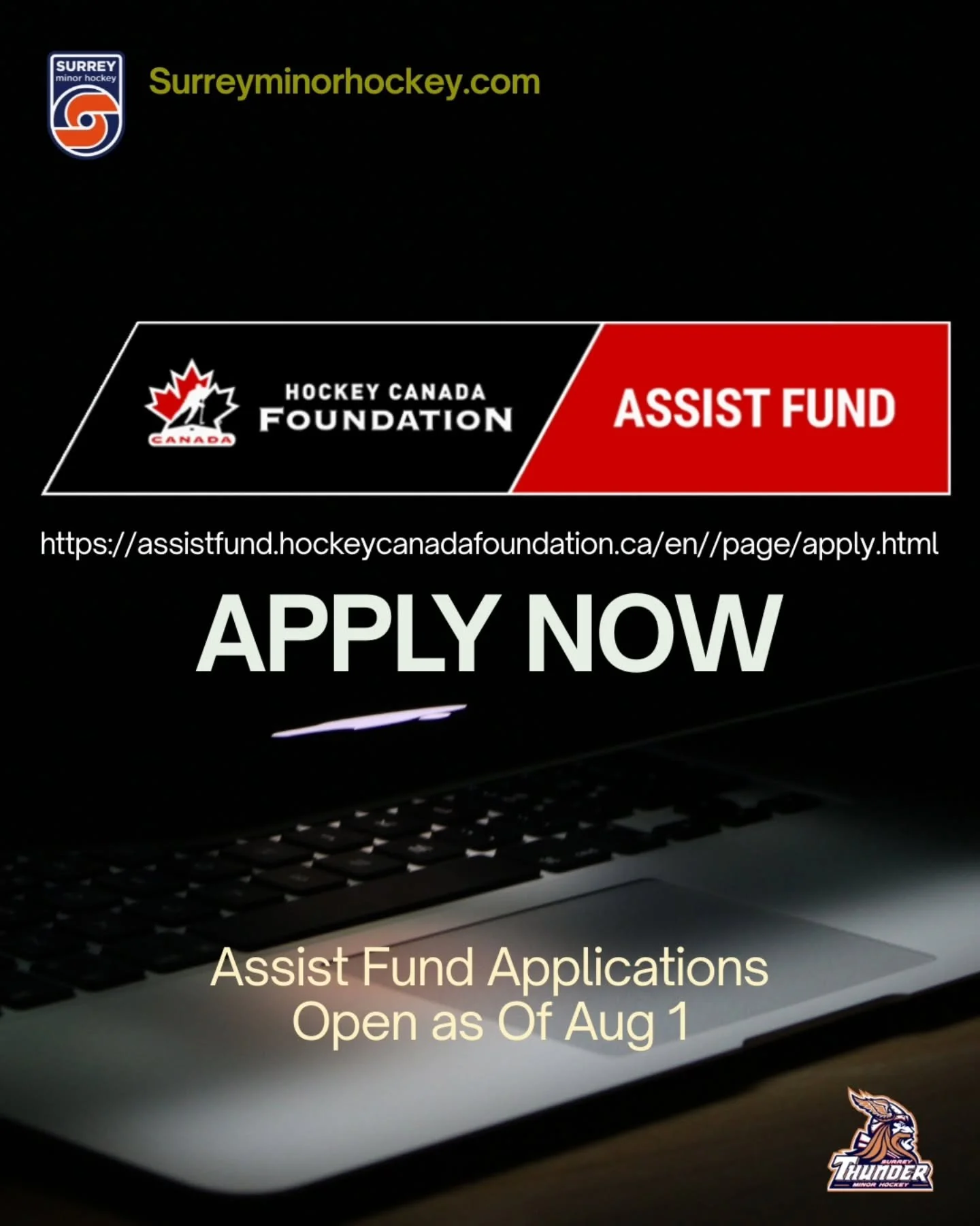 🏒 Every kid deserves a chance to lace up and hit the ice! 

The Hockey Canada Foundation Assist Fund is back for the 2026&ndash;27 season to help families tackle the rising costs of youth sports. 🥅🇨🇦

If financial barriers are standing in the way