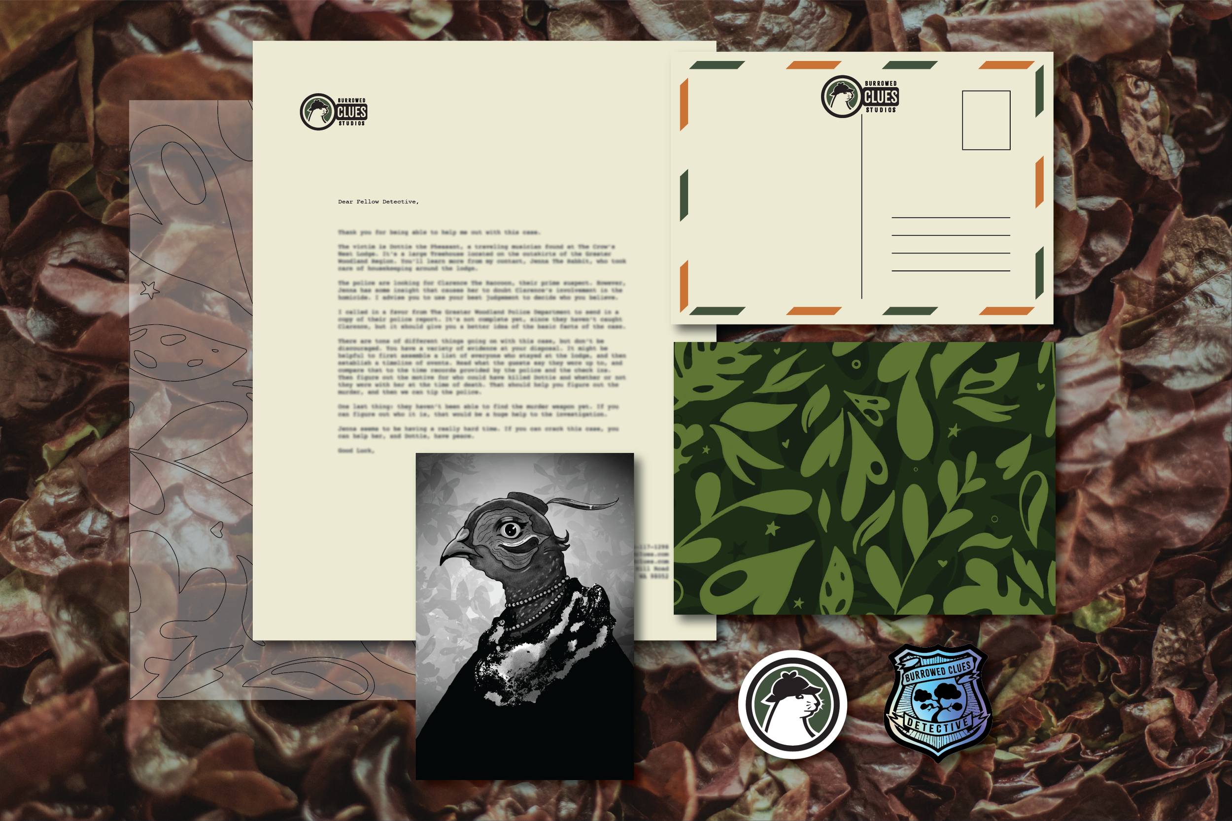 Burrowed Clues Mail Club