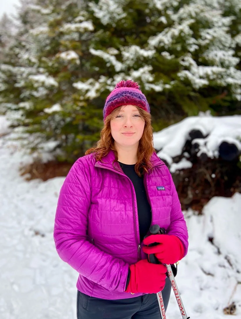 Montana therapist cross country skiing