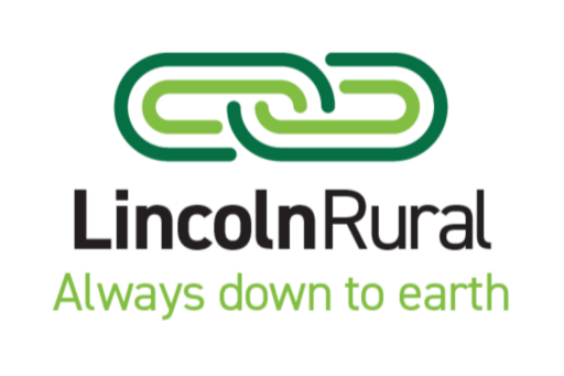 Lincoln Rural logo with green chain link icon and the slogan 'Always down to earth'.