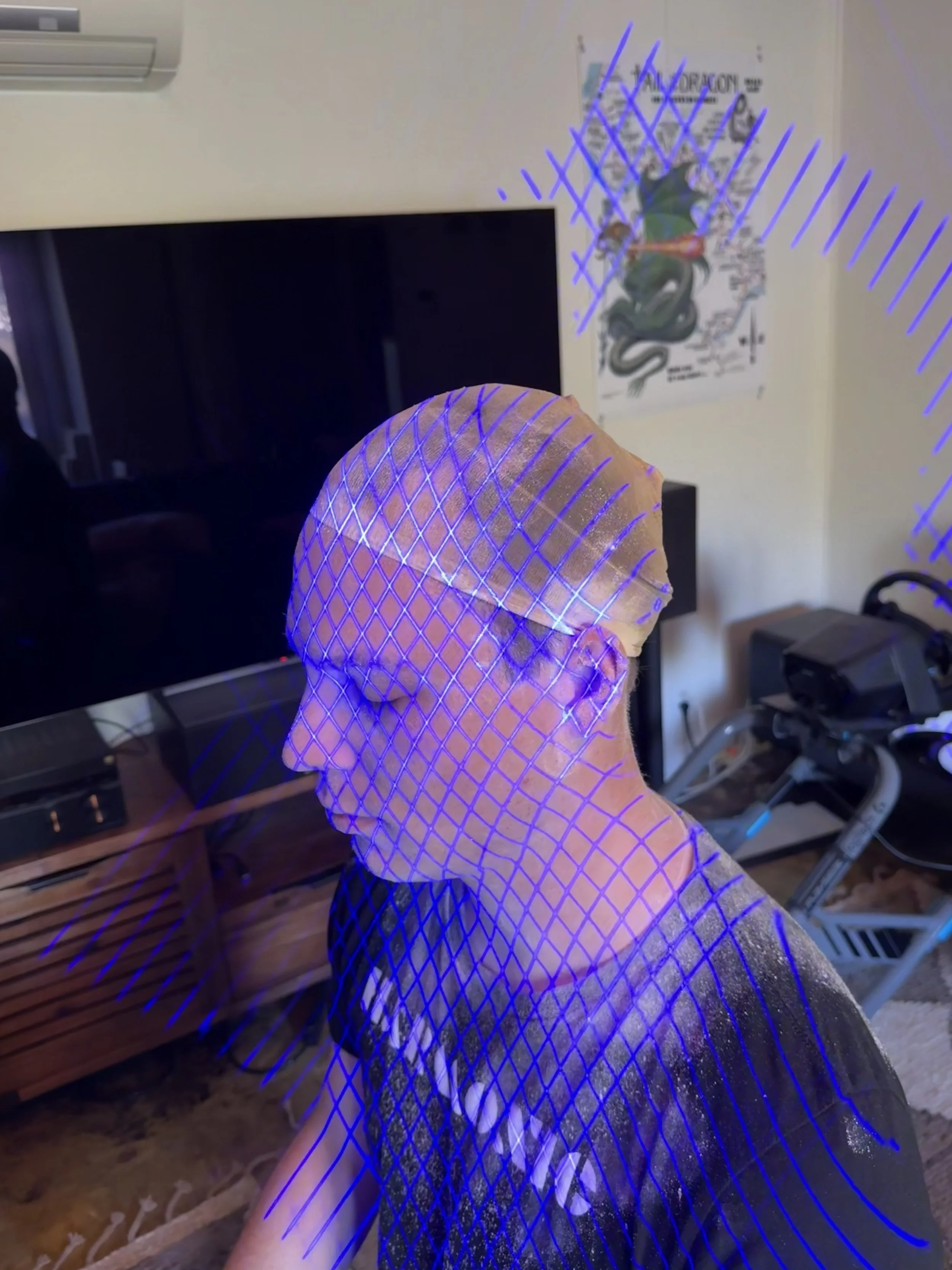 3D scan of head