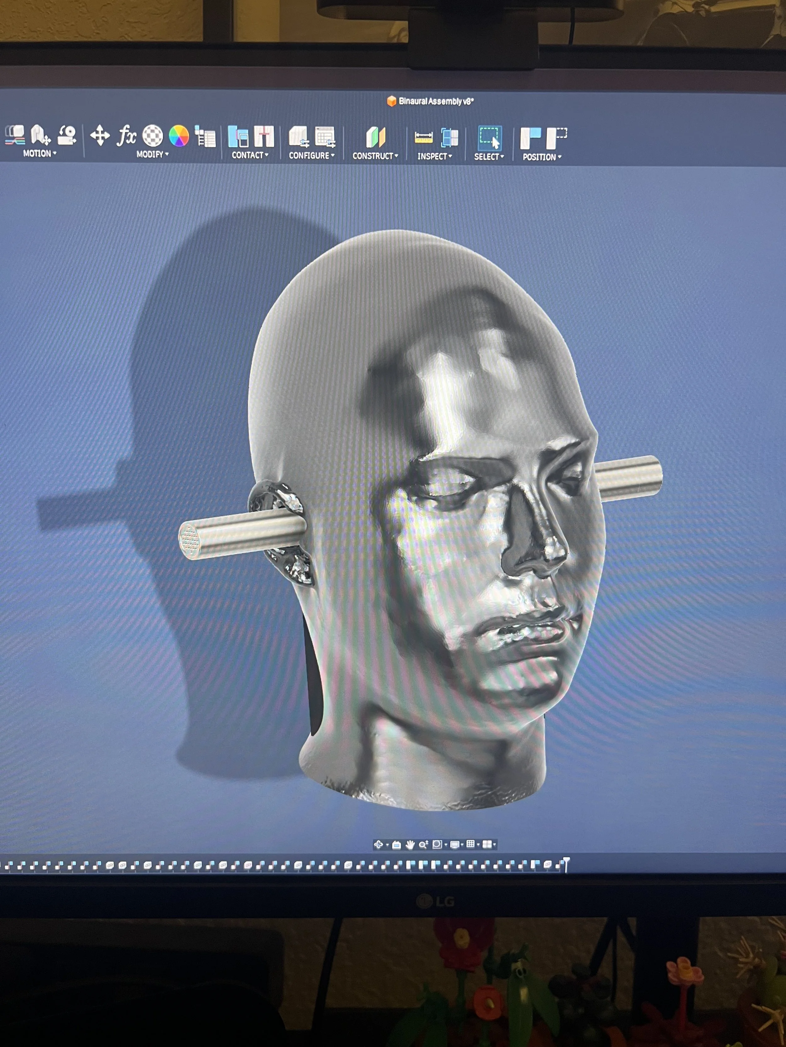 Cad assembly of microphone 3/3