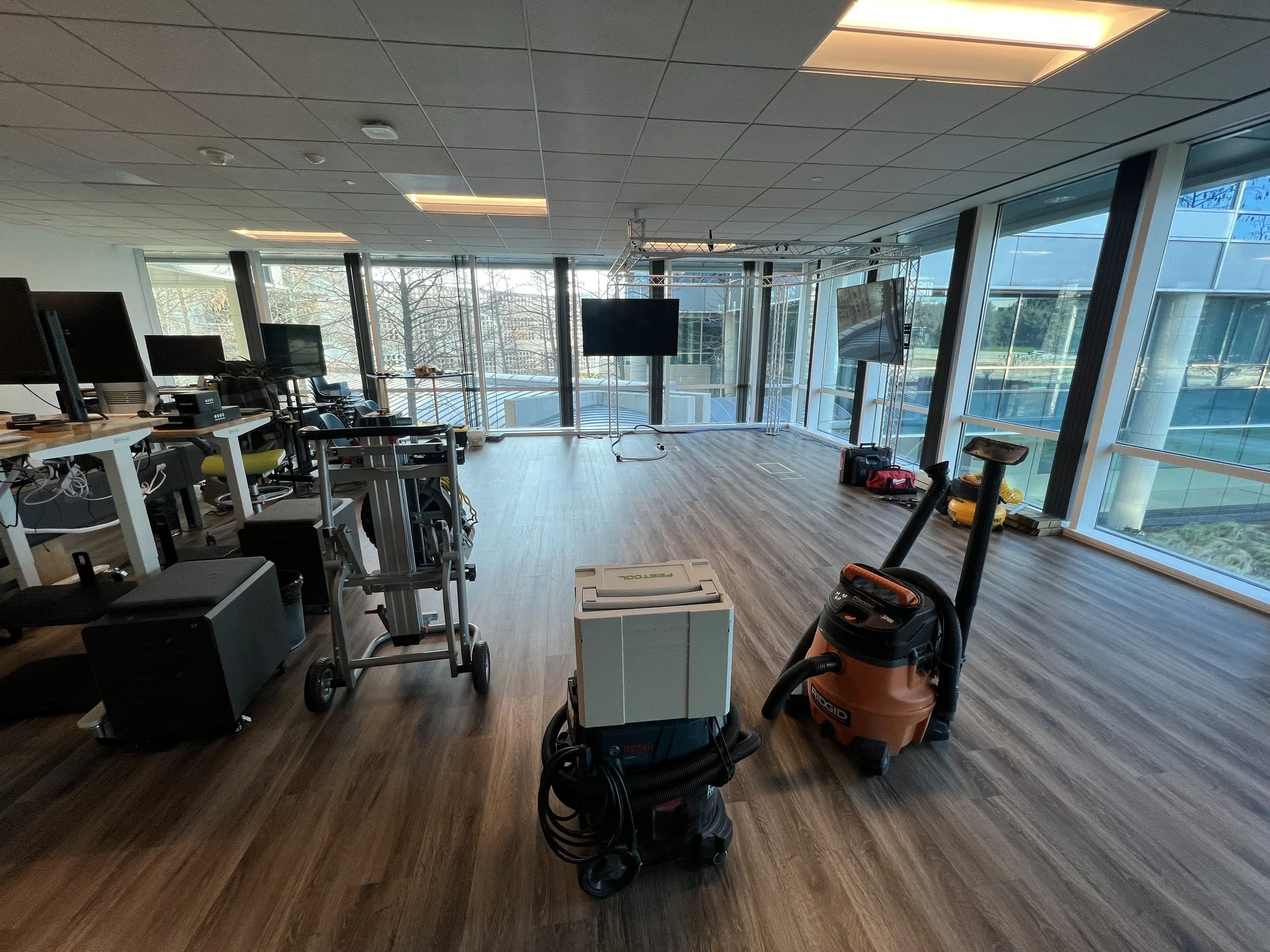 Start of stage construction