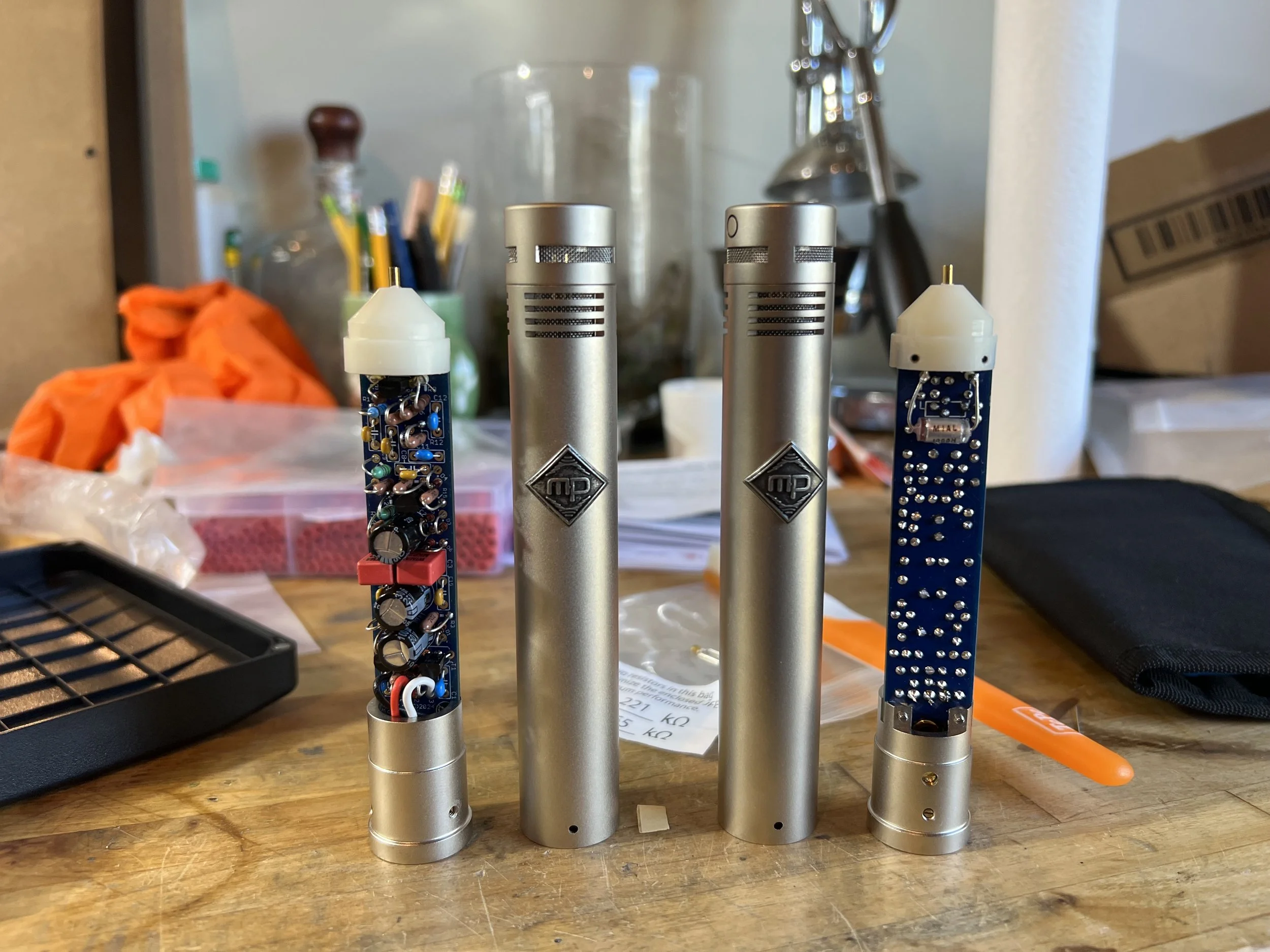 Functioning Mic Parts pencil condensers