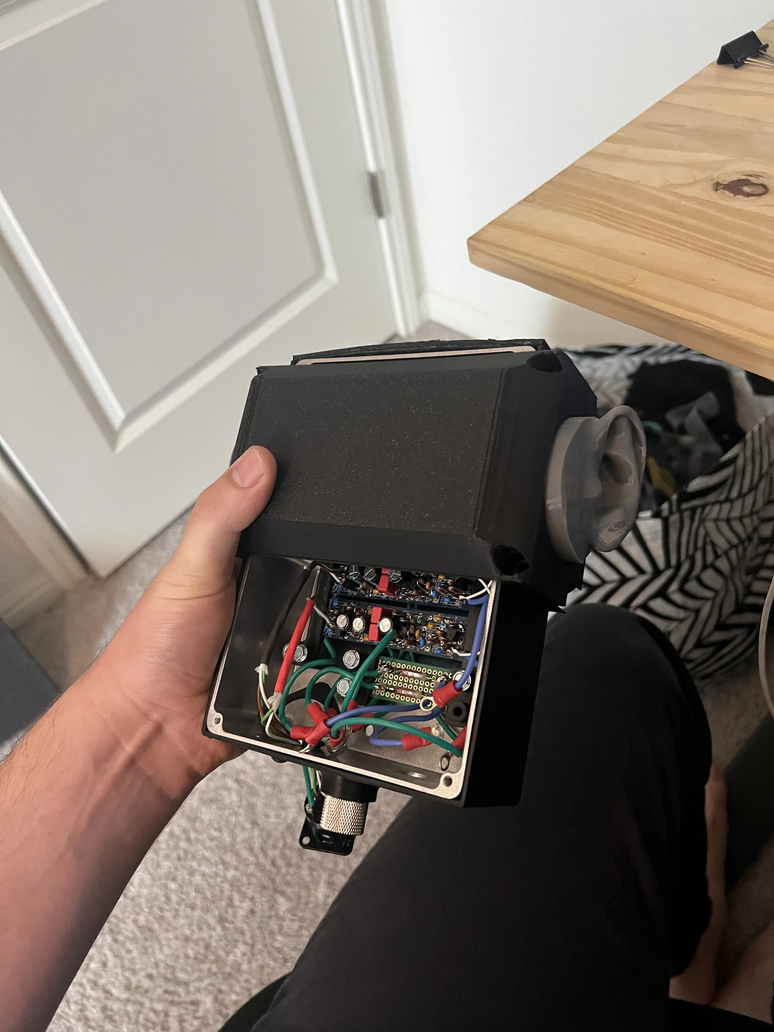 Wiring microphone components 3/4