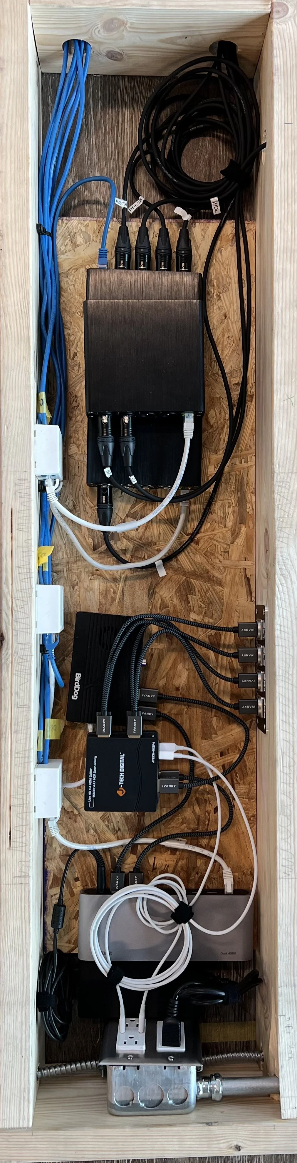 Av bay prototype install