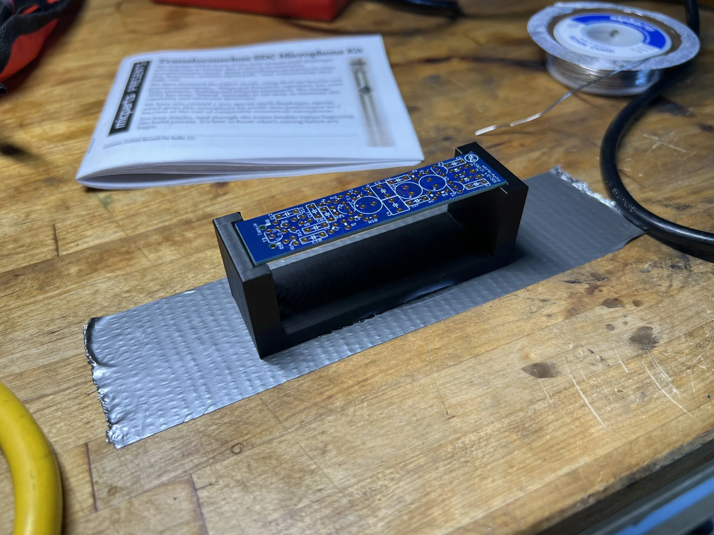Mic internal preamp PCB bare