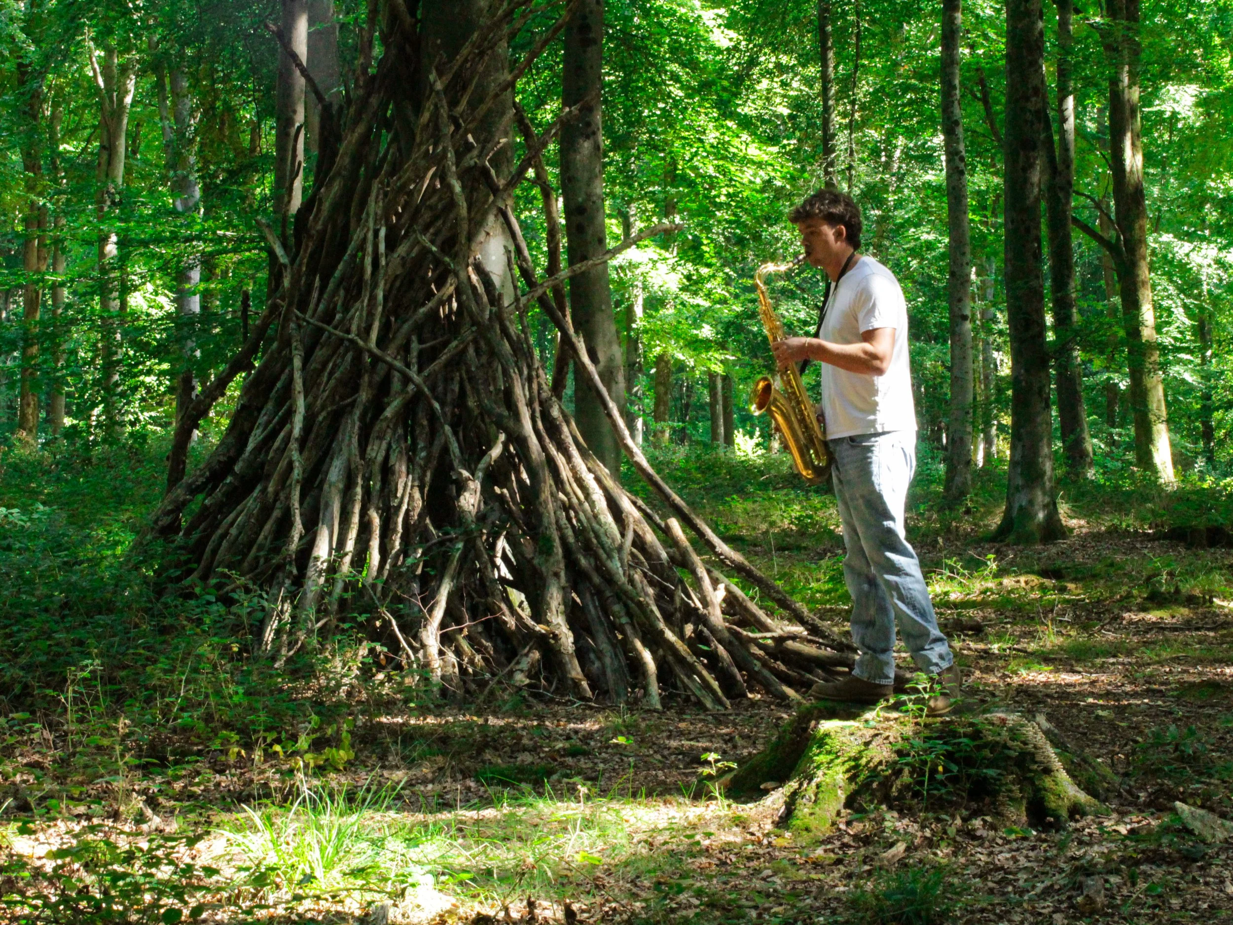 a photoshoot for Fergus Burtt Music