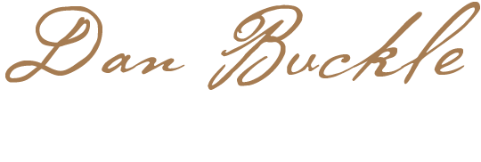 Stylized text reading 'Dan Buckle' in cursive font.