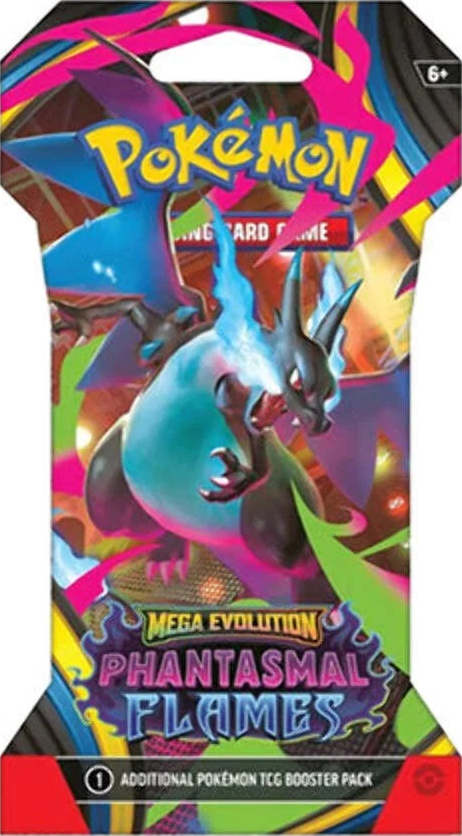 PHANTASMAL MEGA EVOLUTION FLAMES BLISTER PACK