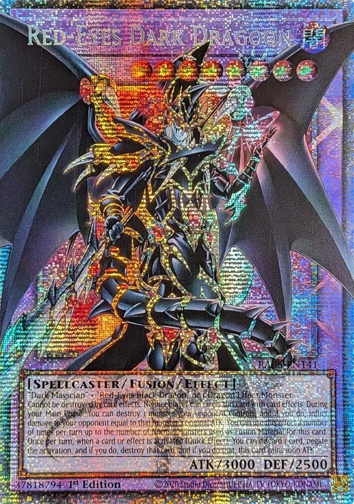 RED-EYES DARK DRAGOON OVERFRAME STARLIGHT RARE