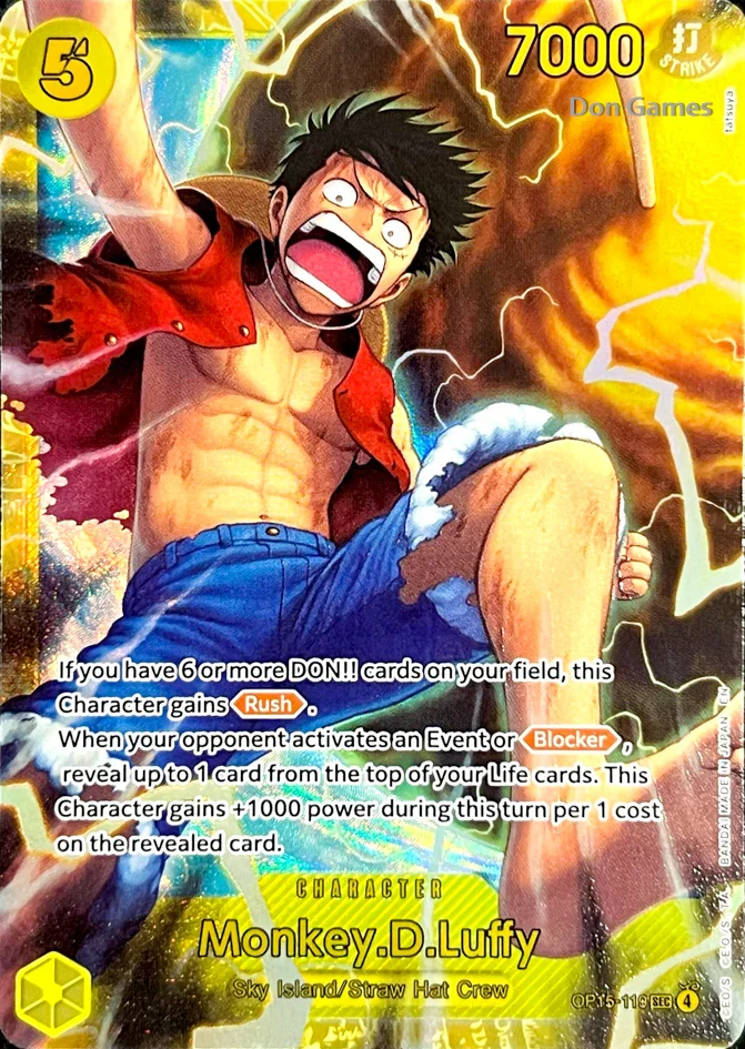 OP15-119 MONKEY D. LUFFY SEC