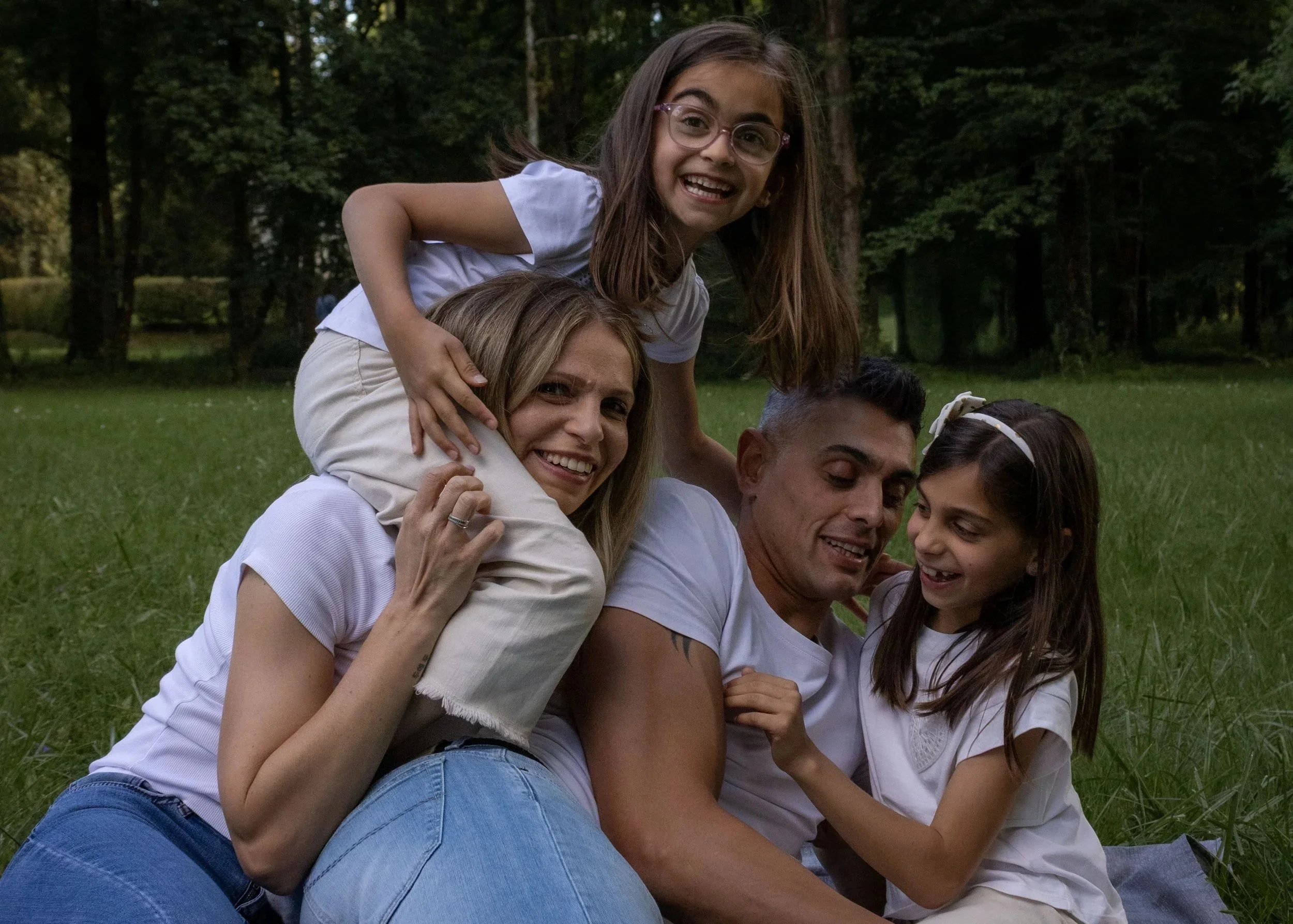 Shooting famiglia in villa Veneta