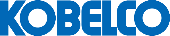Kobelco logo in blue text, a company.