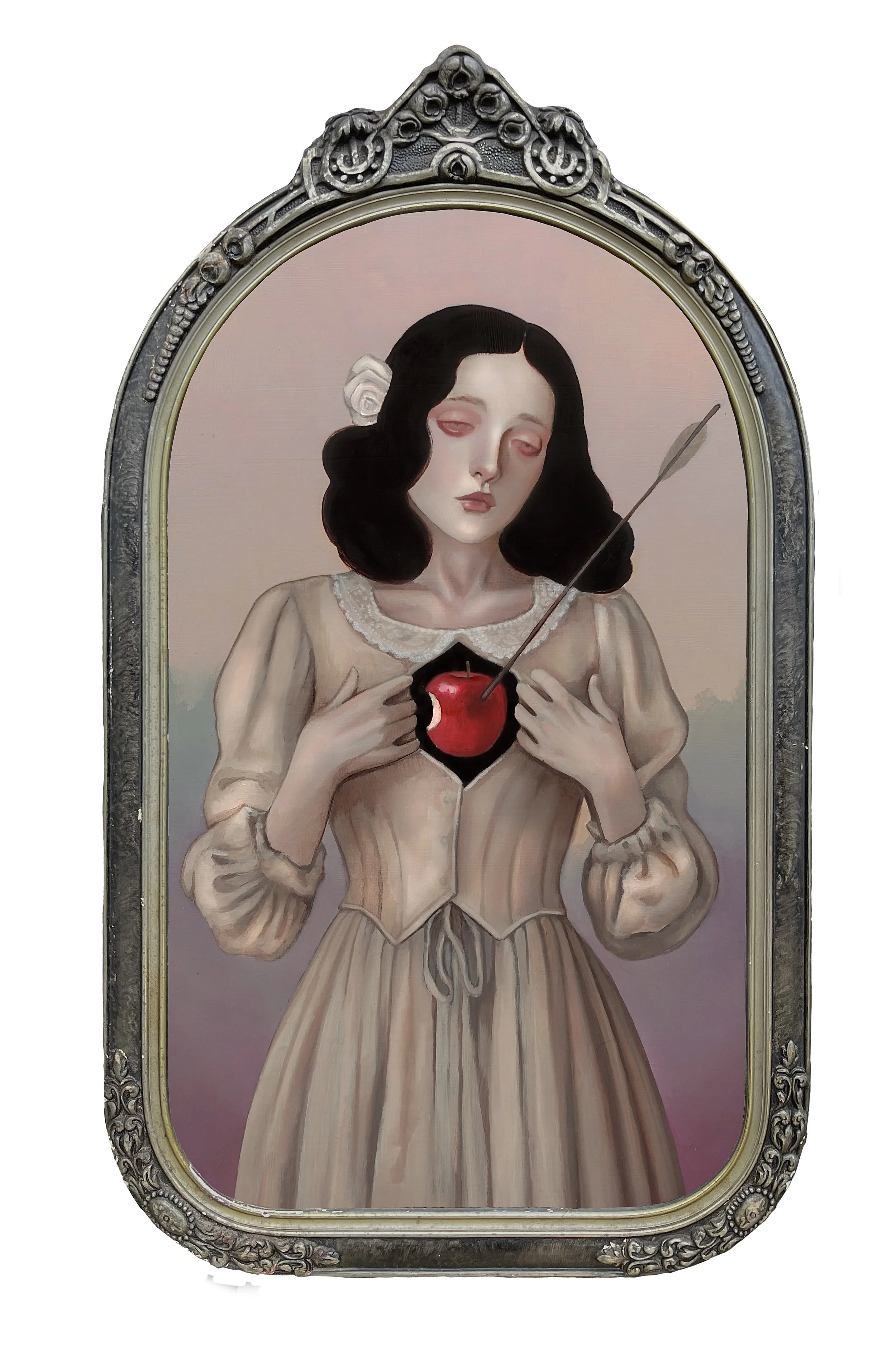  Hunt for Knowledge  
354235 size 
oil on panel with antique frame