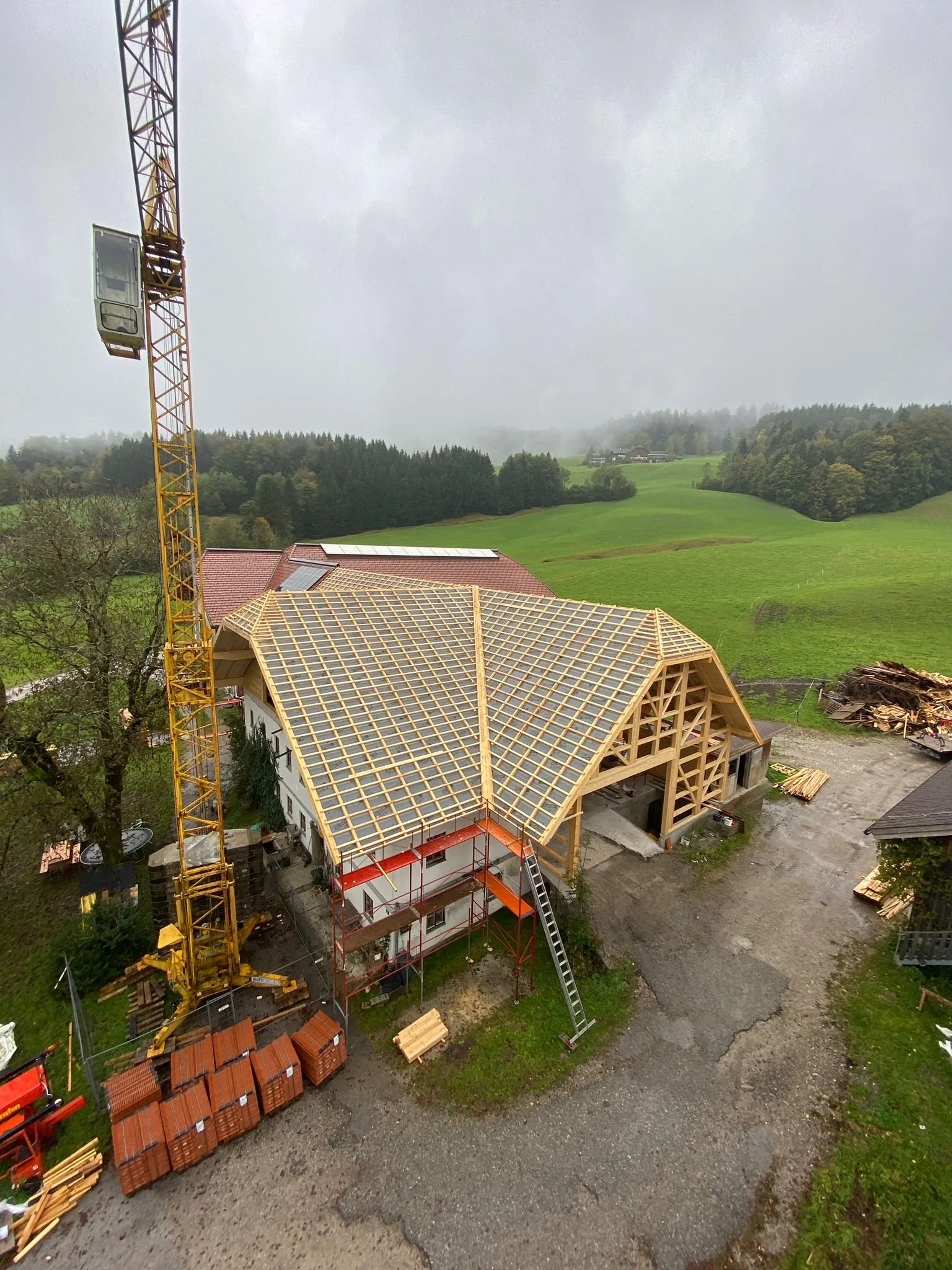 Sanierung landwirtschaftliches Gebäude.