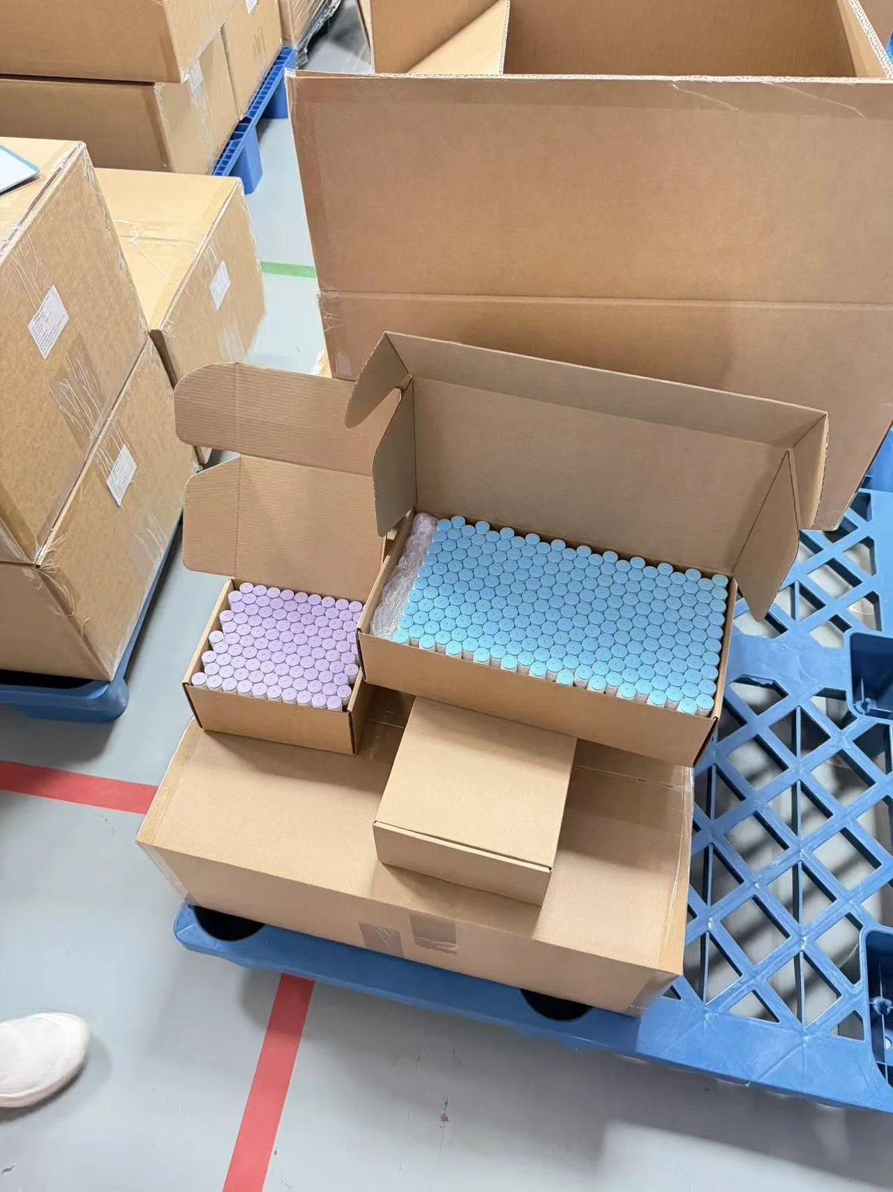 Disposable pens are ready for delivery