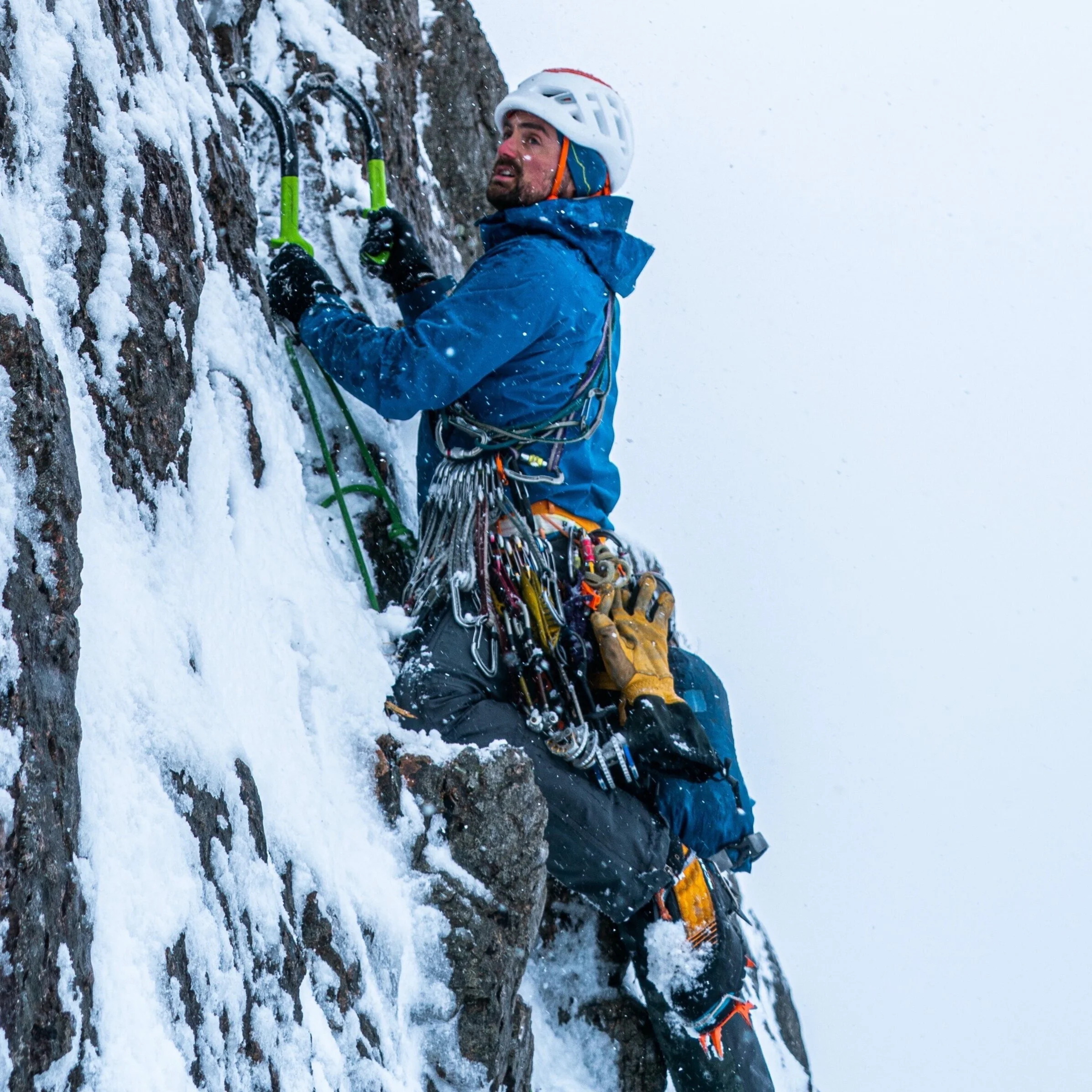 Scottish mixed climbing in Glencoe
