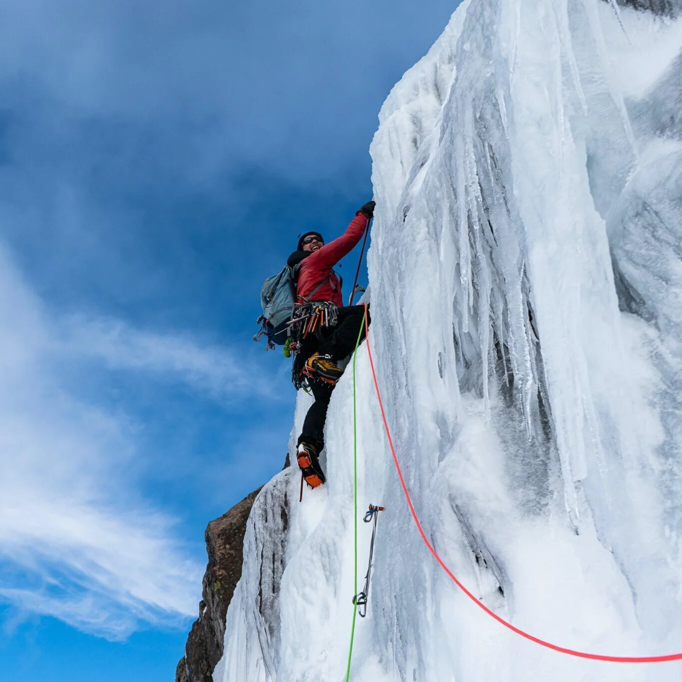 Ice climbing in the Cairngorms