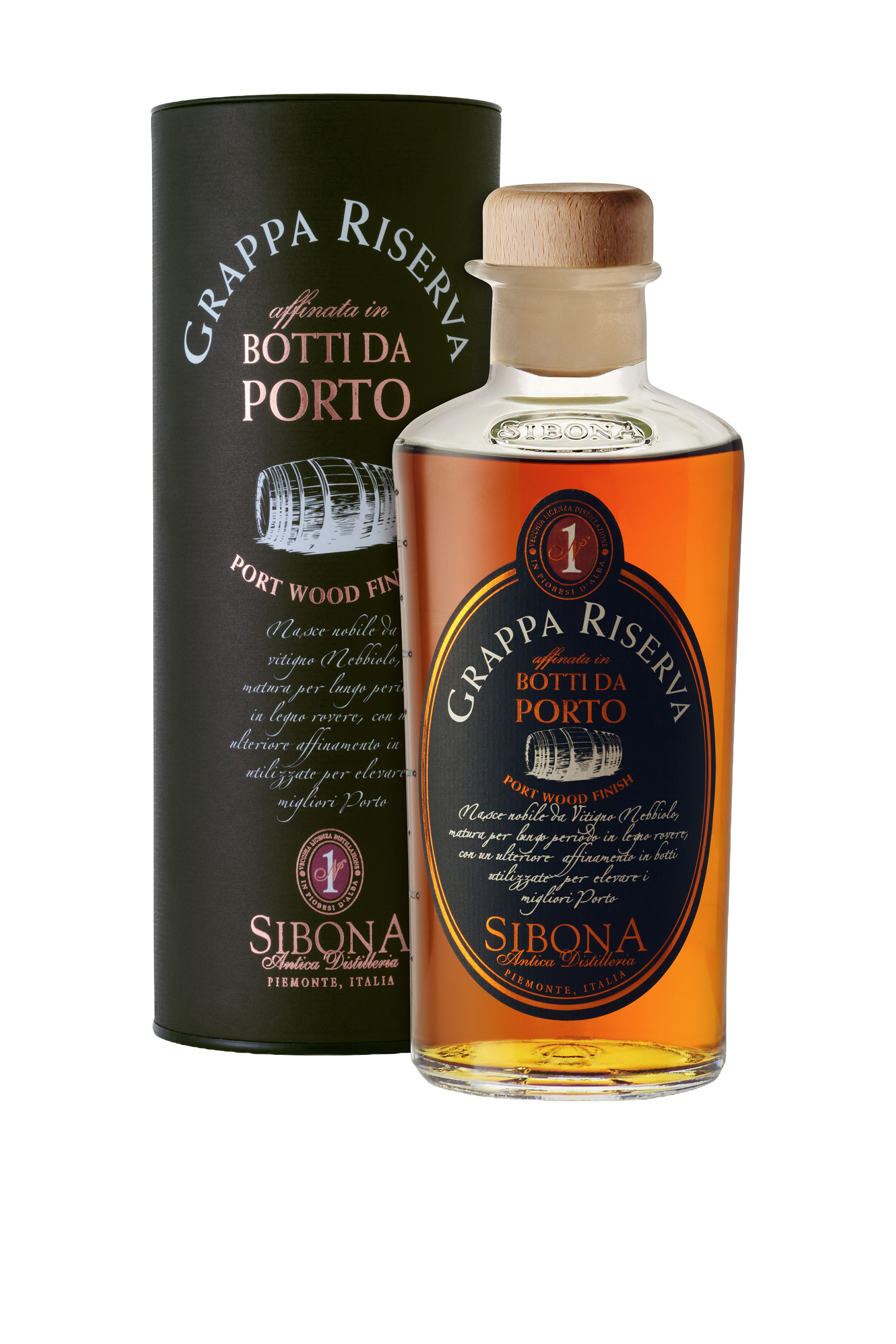 Sibona Grappa Riserva in Botti da Porto| alcology.png
