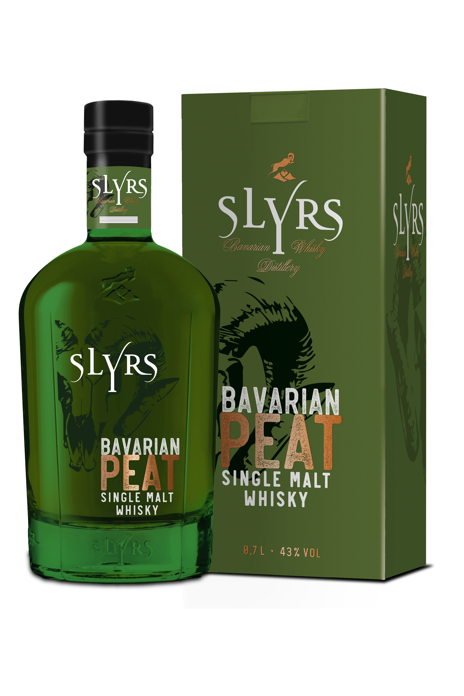 SLYRS Single Malt Whisky Bavarian PEAT 43%
