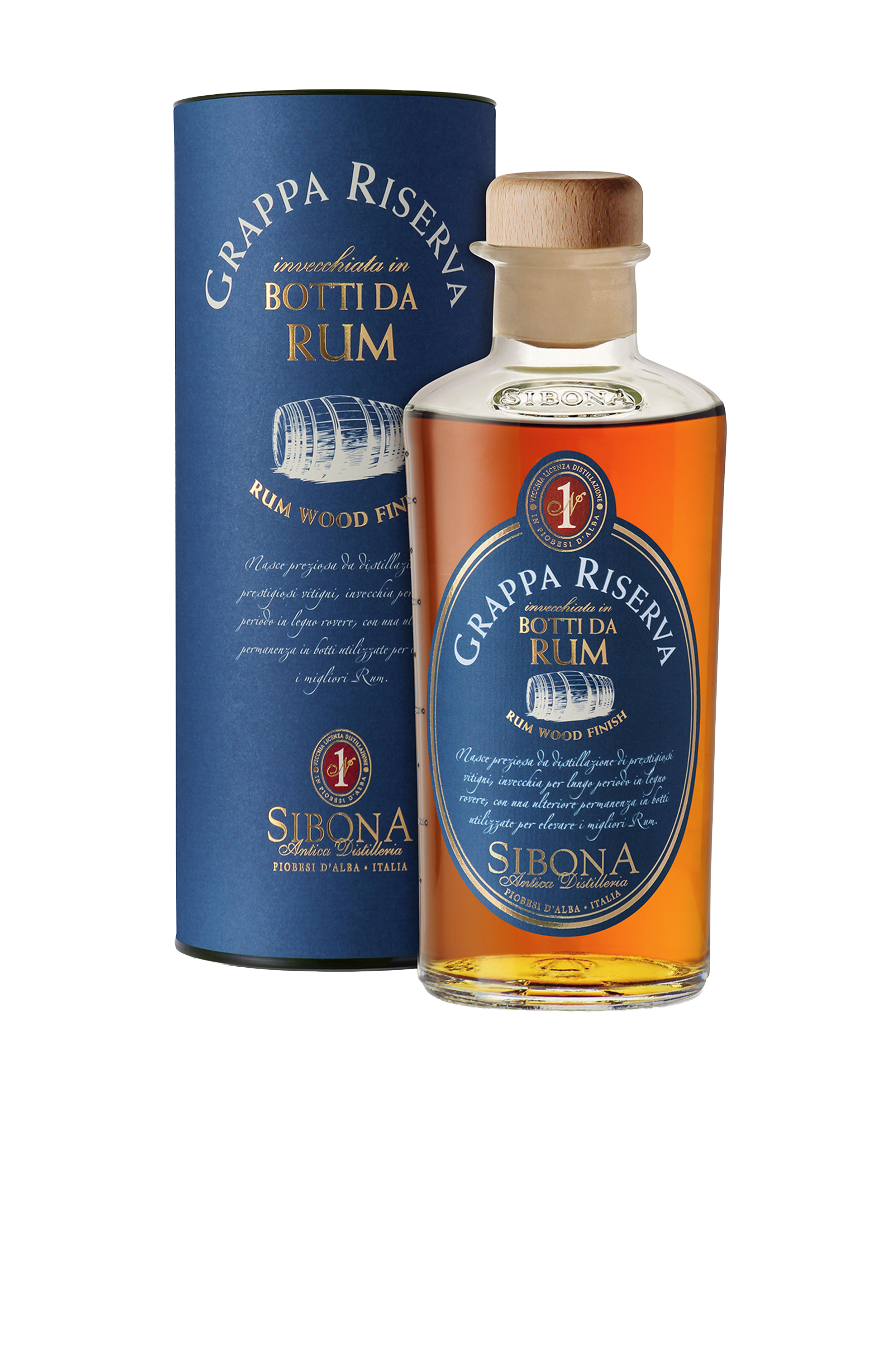 Sibona Grappa Riserva in Botti da Rum| alcology.png