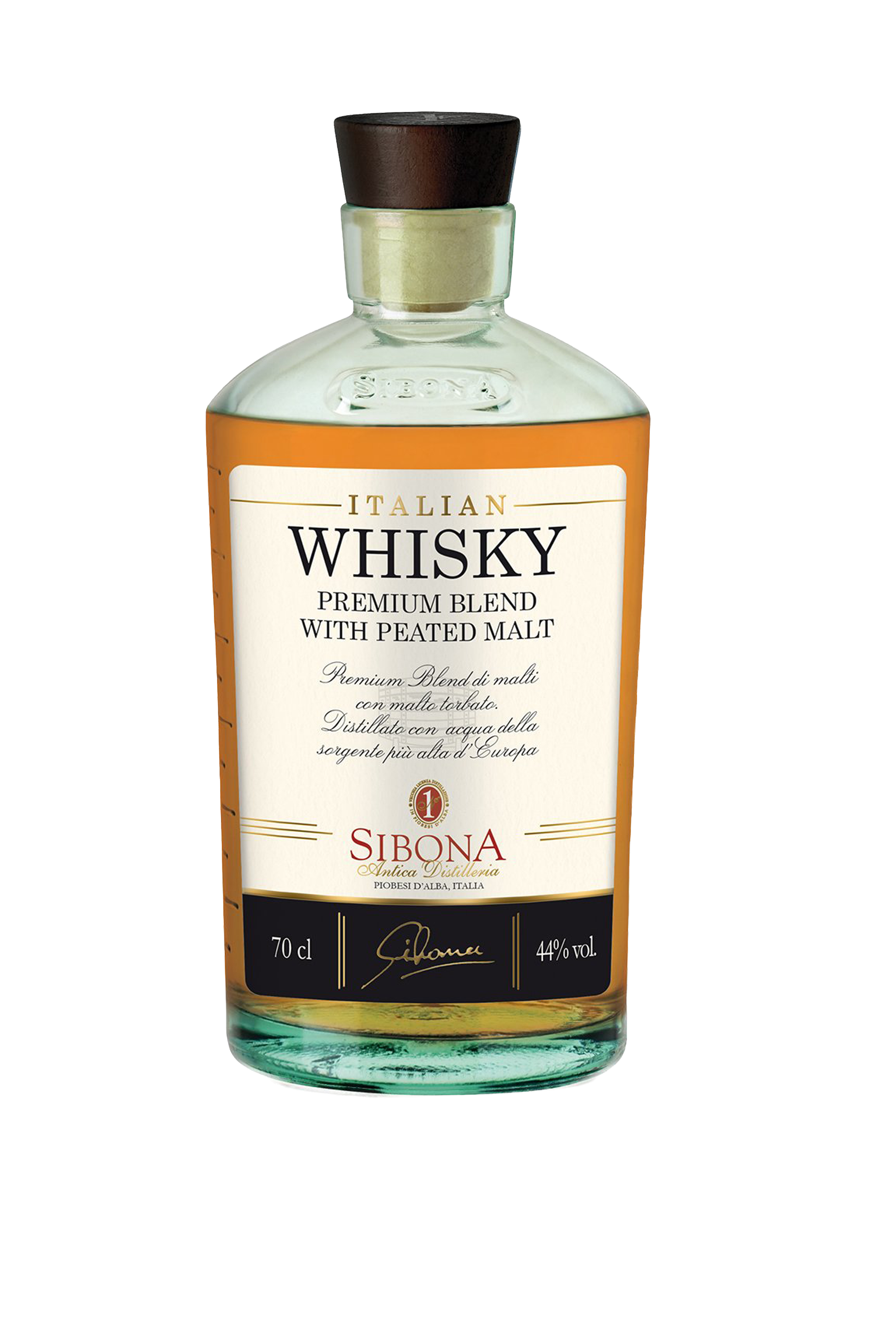 Sibona Italian Whisky Premium Blend with Peated Malt | alcology.png