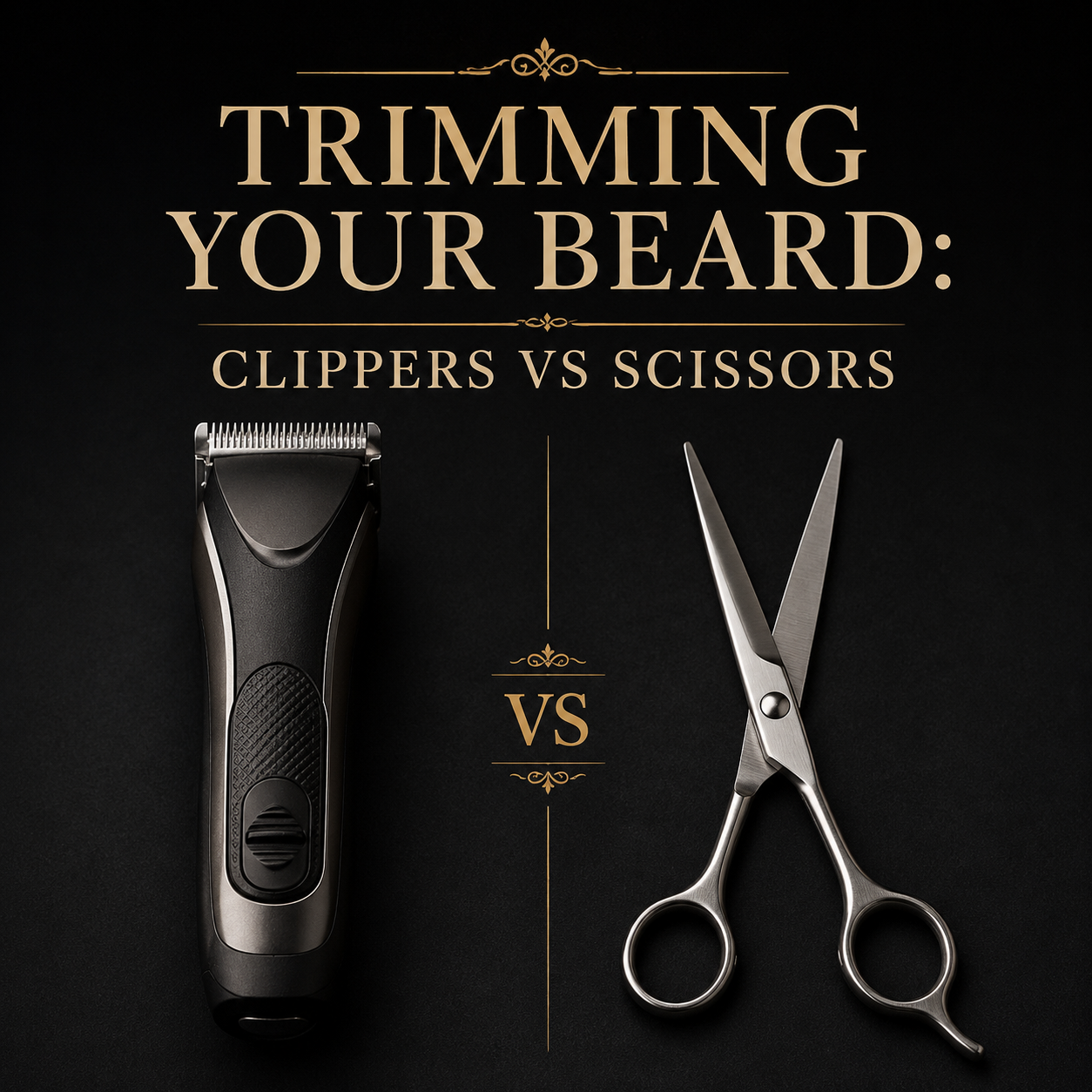 Trimming Your Beard: Clippers vs. Scissors