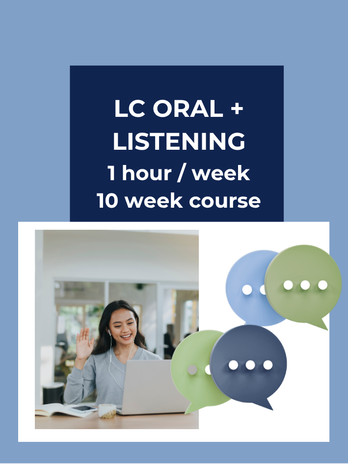 10-week LC French oral exam preparation + listening comprehension
