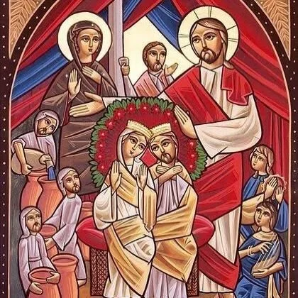 Beloved brothers and sisters, today is the feast of the wedding of Cana of Galilee. 

The feast is celebrated on the 13th day of the month of the Coptic Month of Tobe. It is one of the Seven Minor Feasts of our Lord. 

At this wedding, water was tran