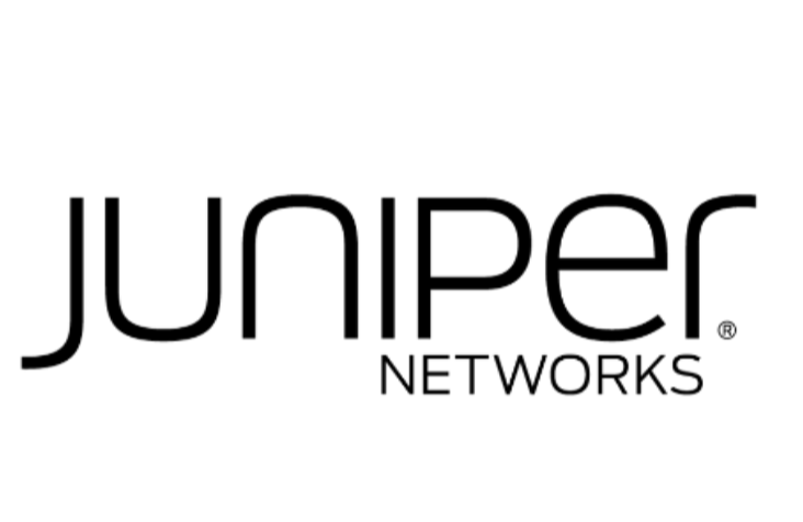 Juniper Networks logo in black and white