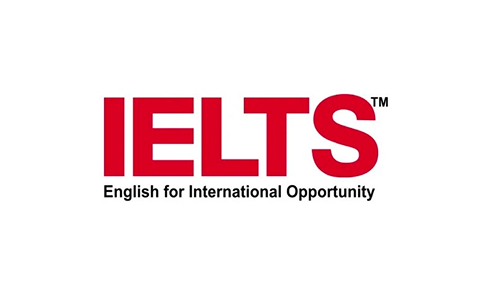 IELTS logo with the text 'English for International Opportunity'.