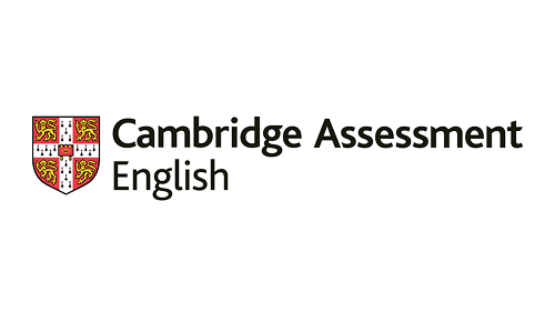 Cambridge Assessment logo with crest and the words 'Cambridge Assessment English'.