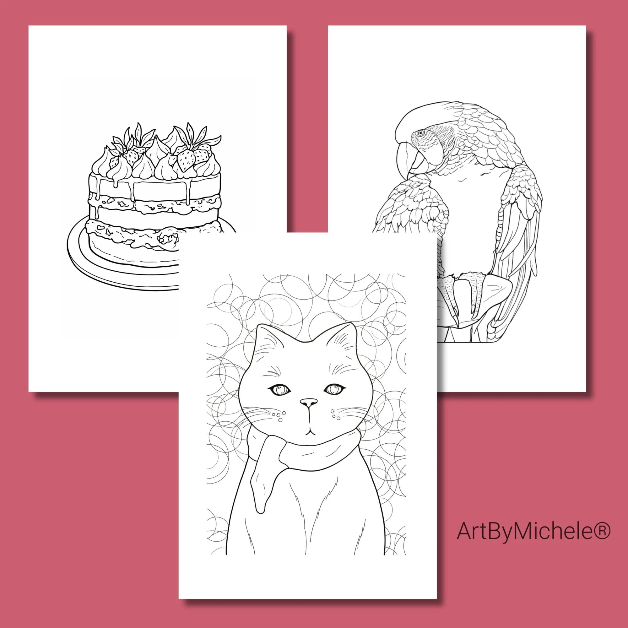 Download Art By Michele Colouring Book PDF & PNG Files - good for use on IPAD - 11.jpeg