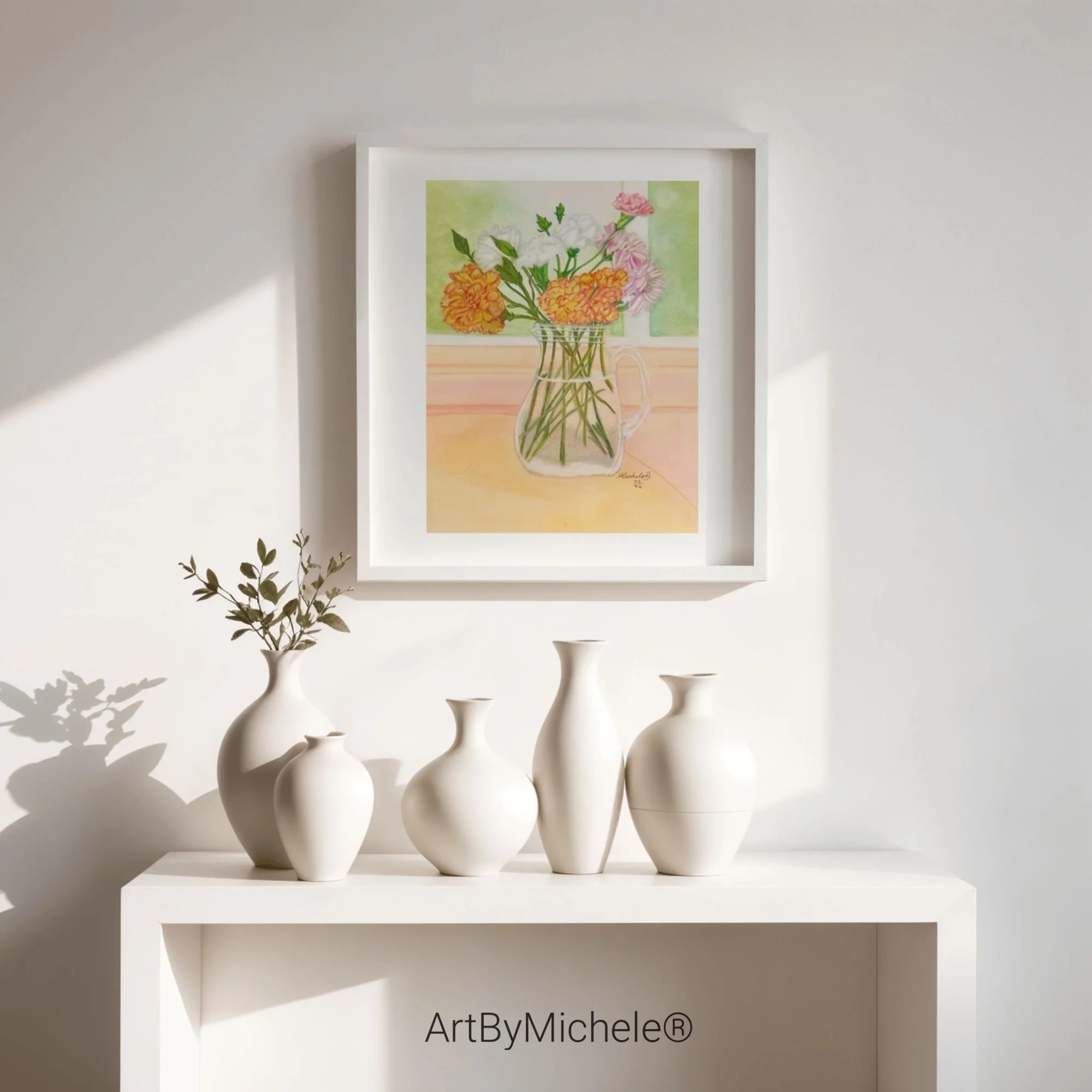 Flowers In Bloom Print