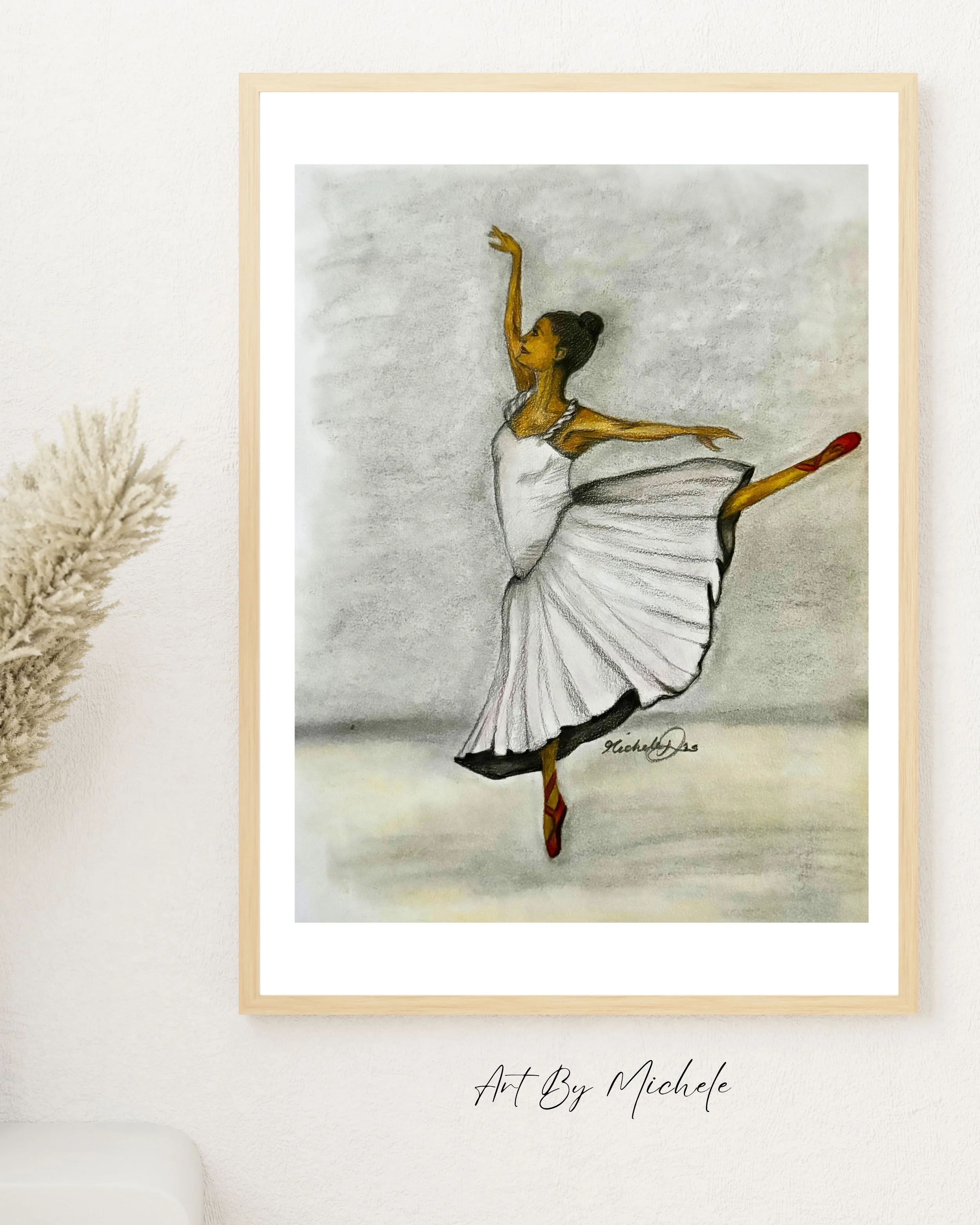 Ballerina Original Print